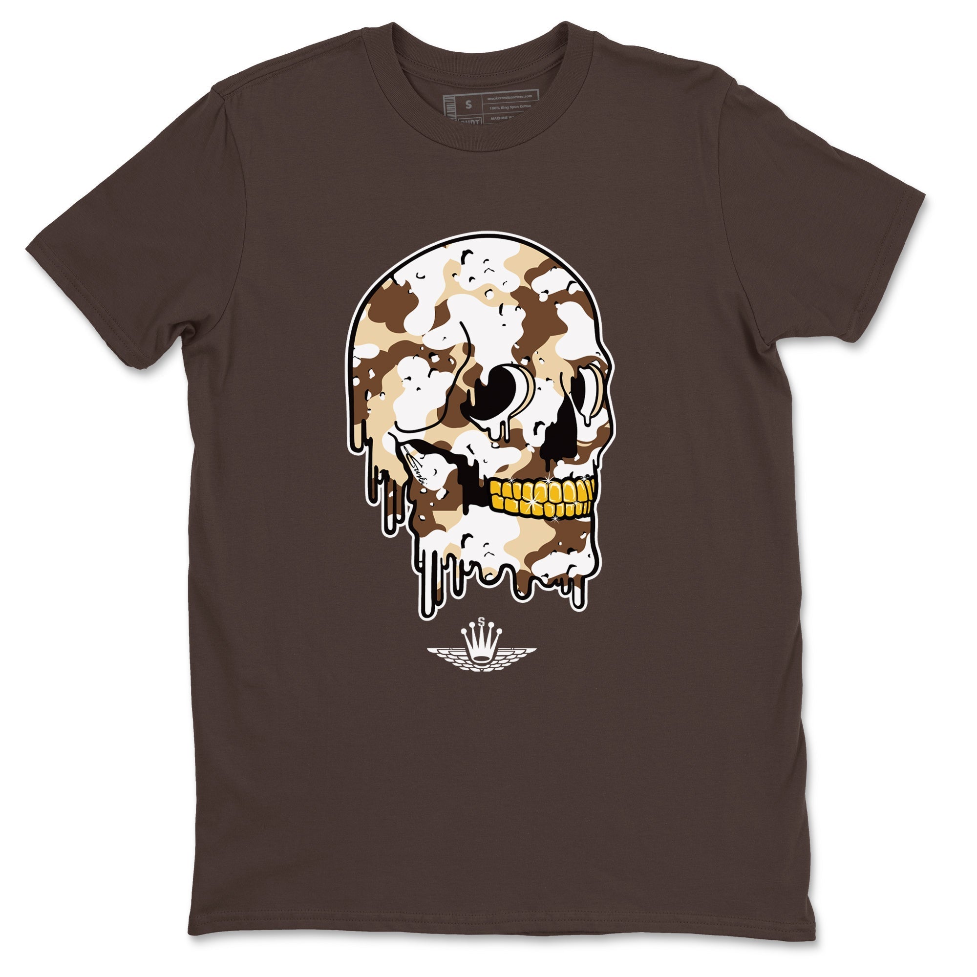 Dripping Camo Skull snkmatch Tees - Air Jordan 3 Desert Camo