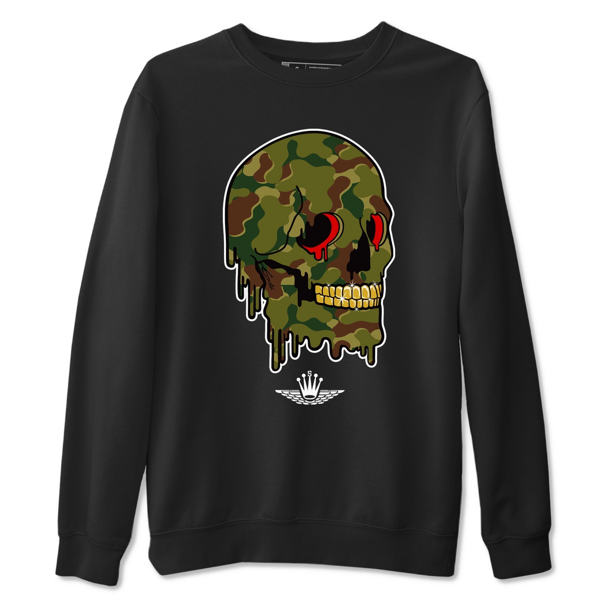 Dripping Camo Skull snkmatch Tees - Air Max 90 Reverse Duck Camo