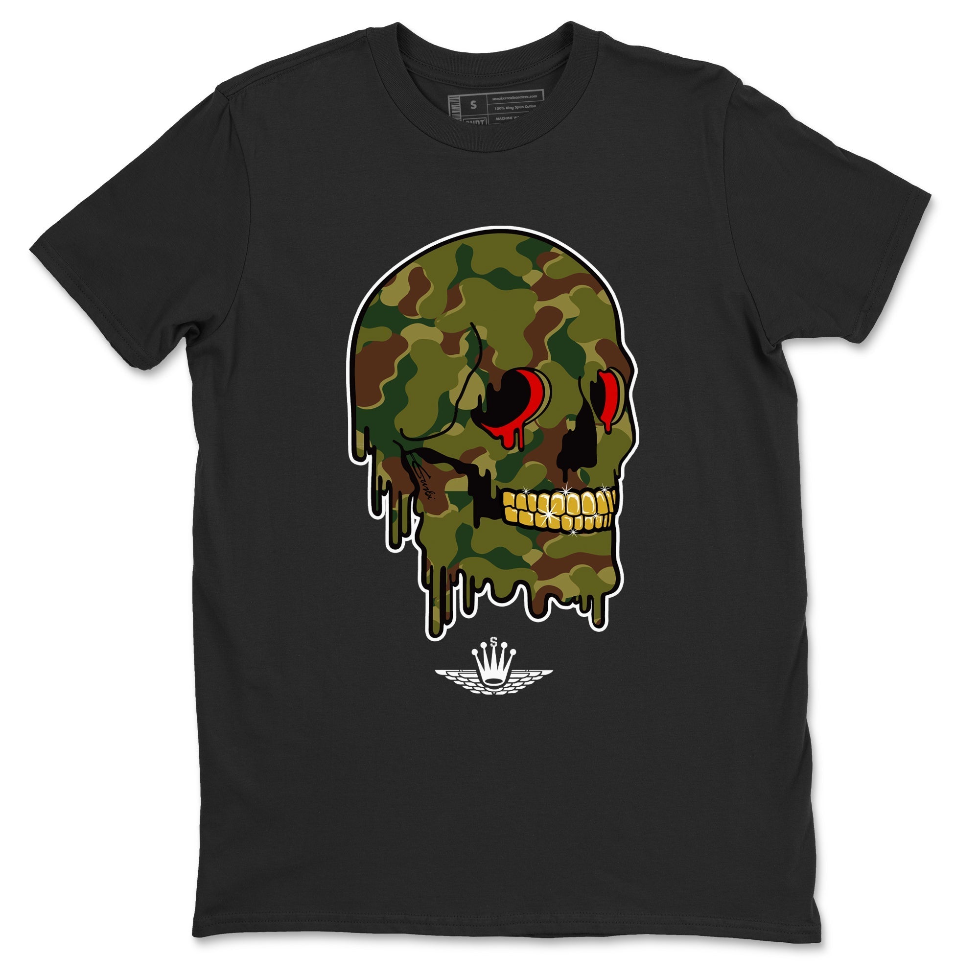 Dripping Camo Skull snkmatch Tees - Air Max 90 Reverse Duck Camo