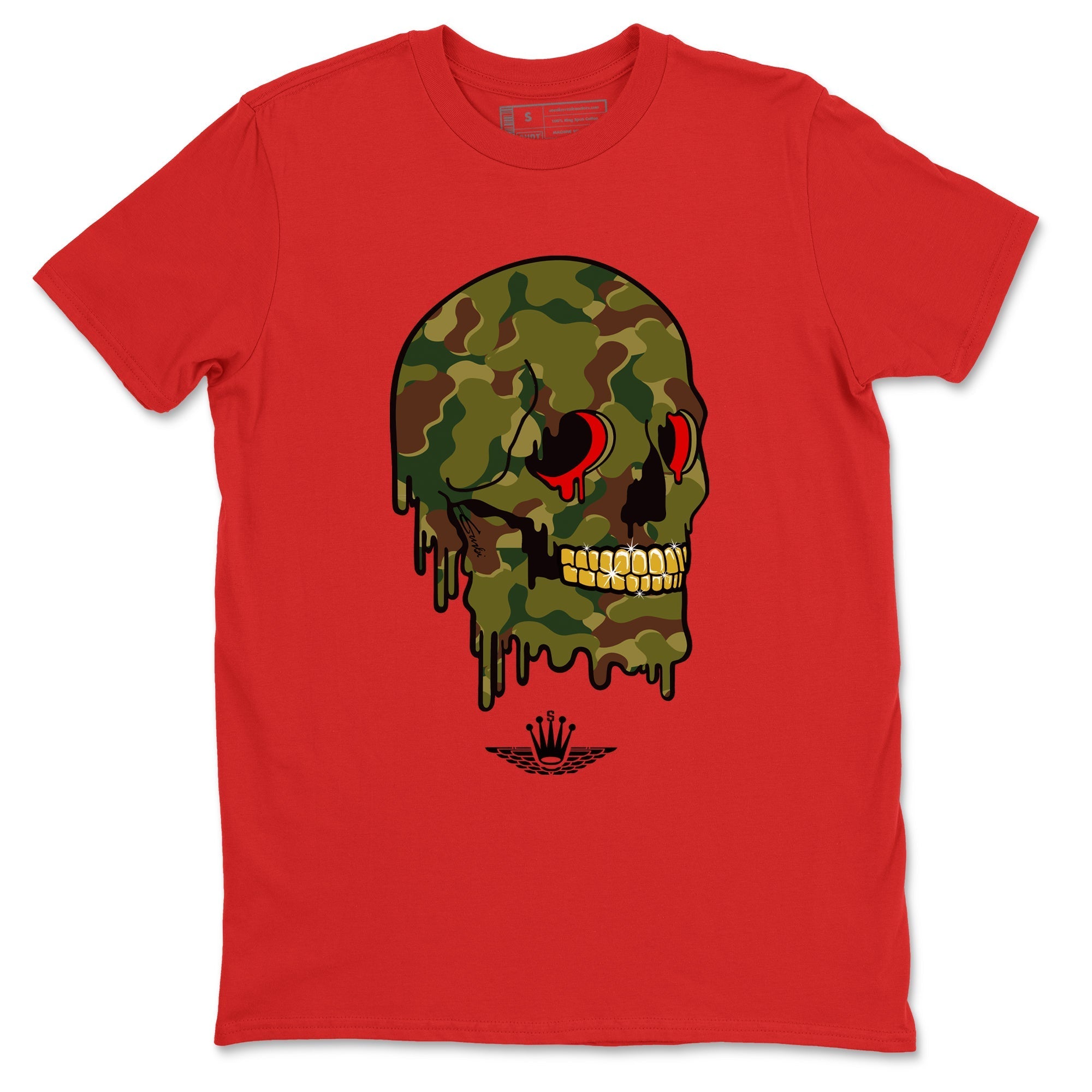 Dripping Camo Skull snkmatch Tees - Air Max 90 Reverse Duck Camo