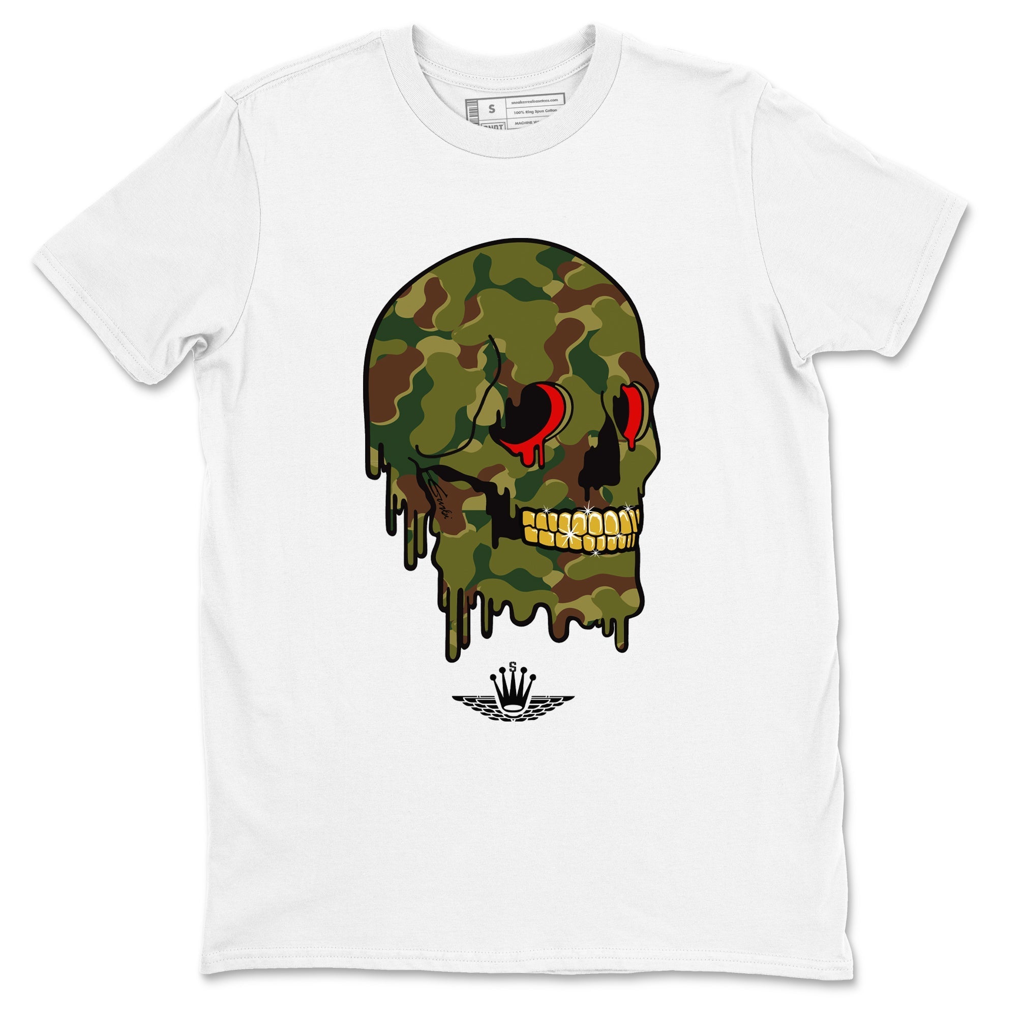 Dripping Camo Skull snkmatch Tees - Air Max 90 Reverse Duck Camo