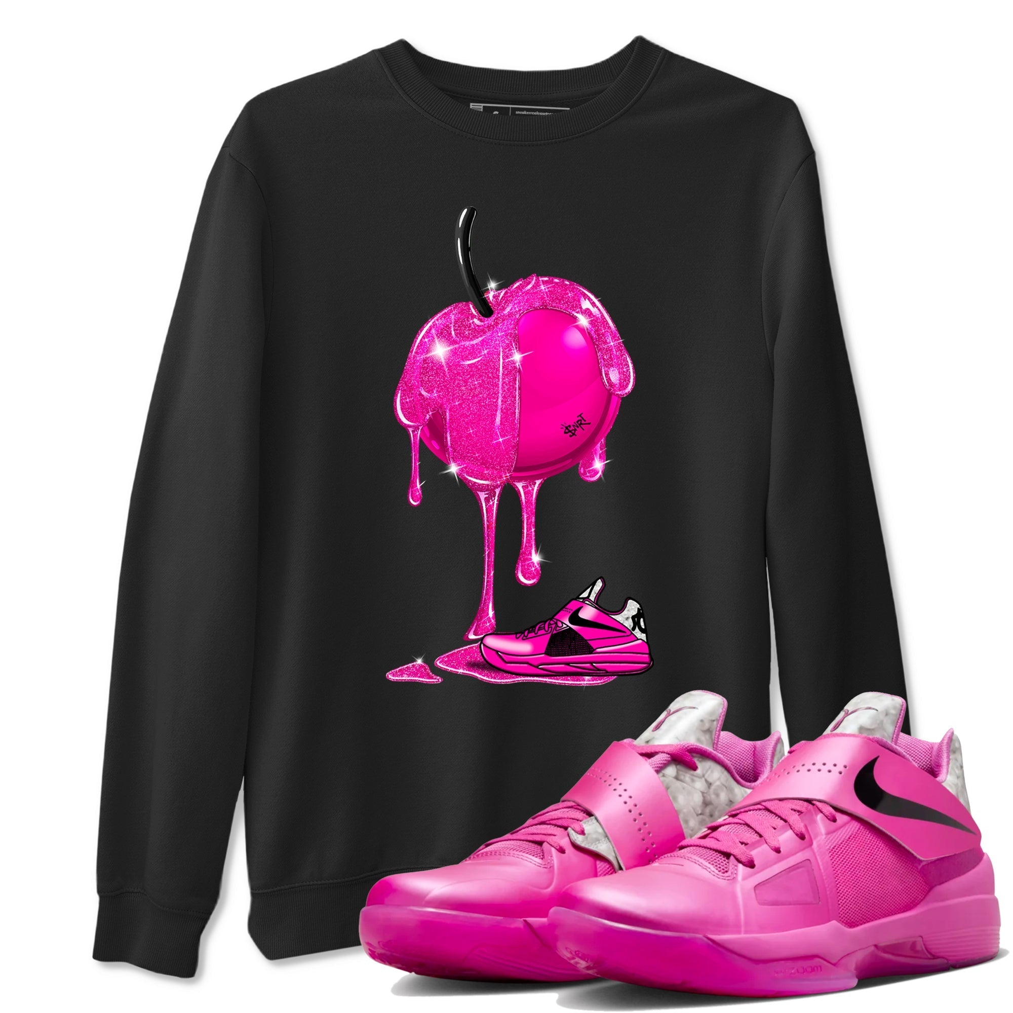 Dripping Cherries snkmatch Tees - Nike KD 4 Aunt Pearl