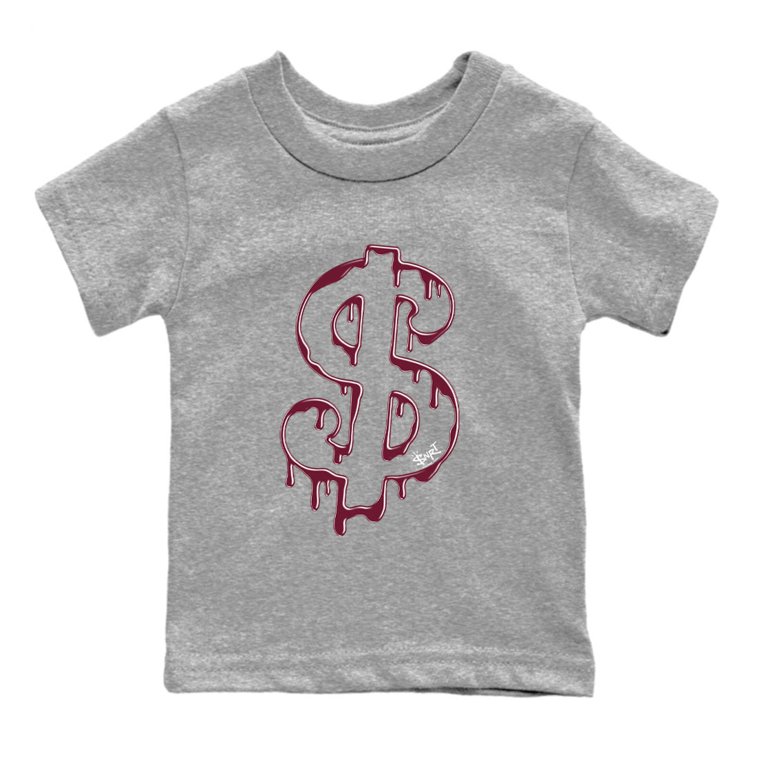 Dripping Dollar snkmatch Tees Kids - Air Jordan 1 Metallic Burgundy