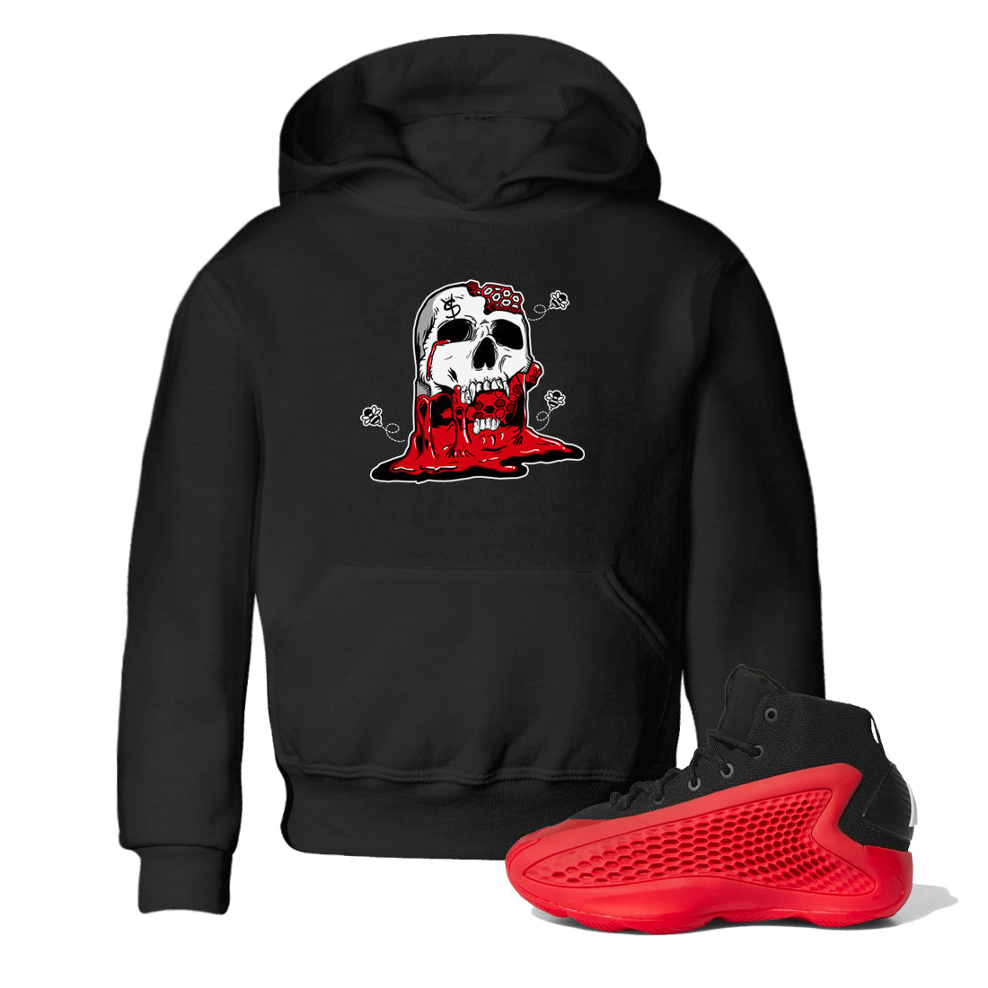 Dripping Honey Skullhead snkmatch Tees Kids - AE 1 Bred