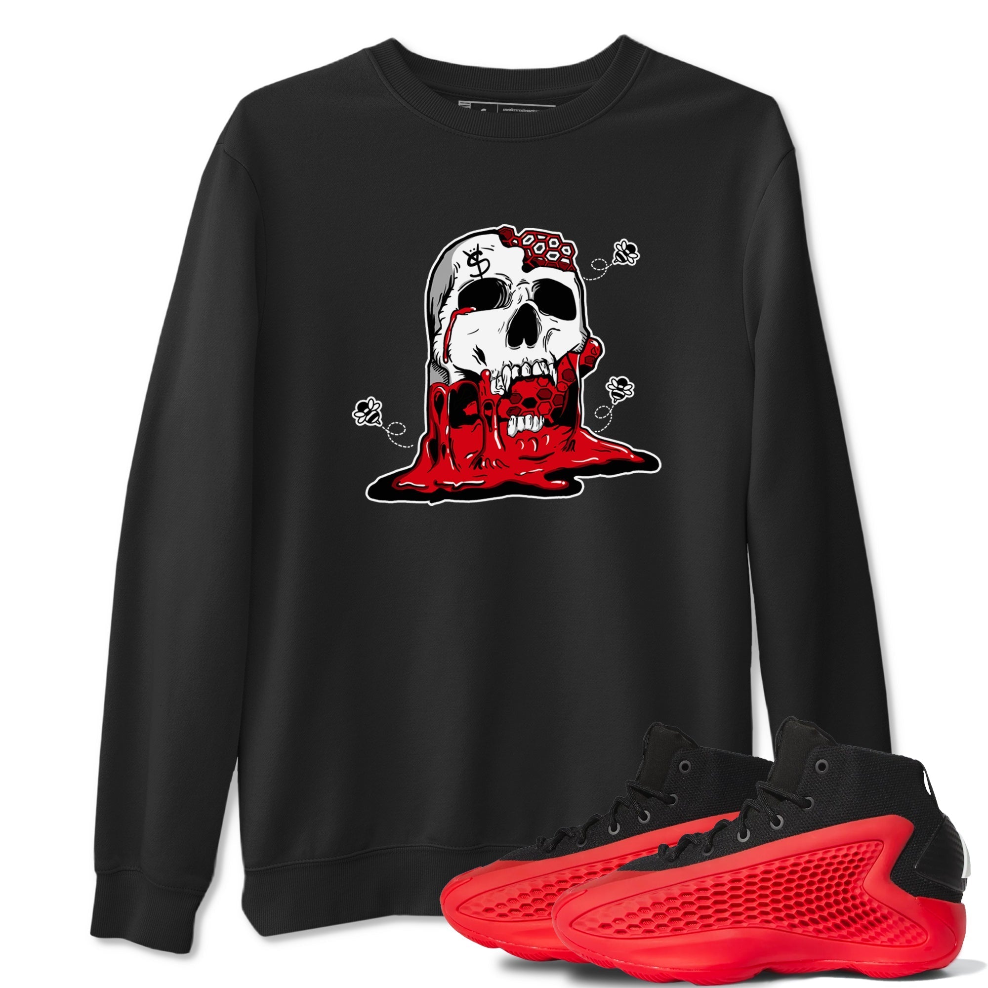 Dripping Honey Skullhead snkmatch Tees - AE 1 Bred