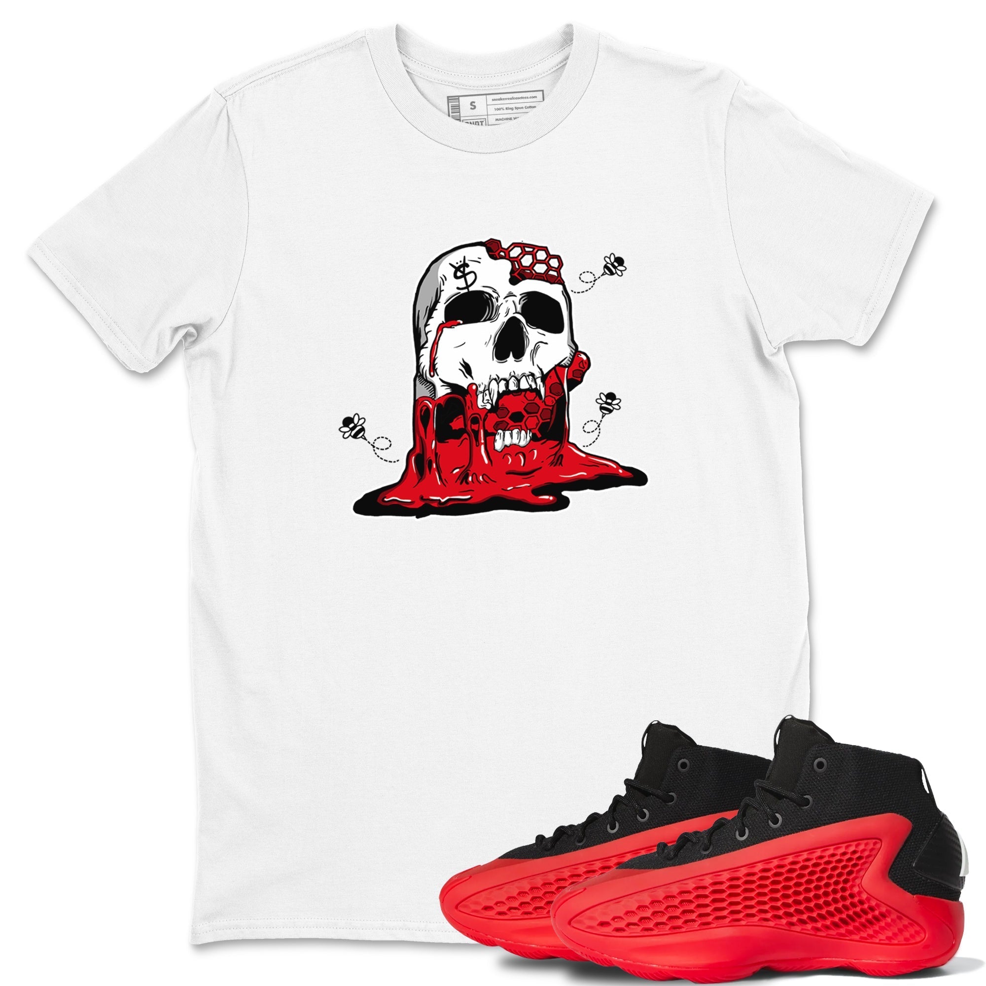 Dripping Honey Skullhead snkmatch Tees - AE 1 Bred