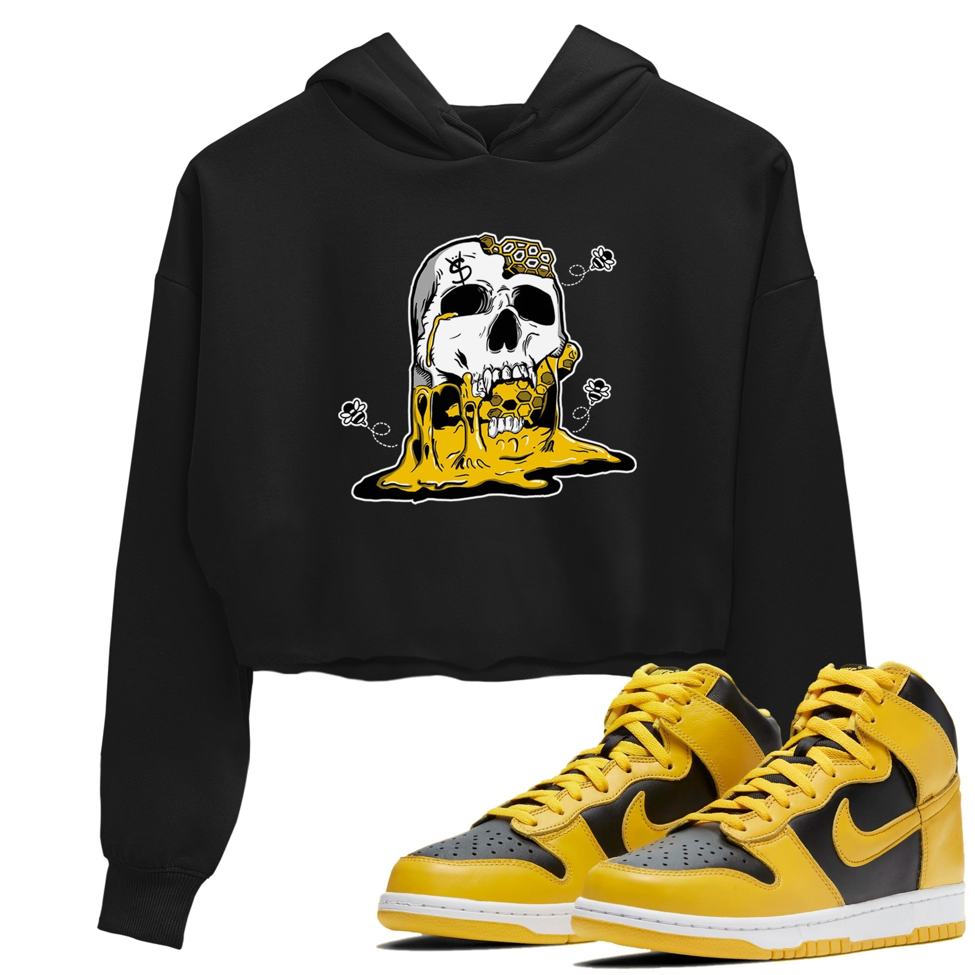 Dripping Honey Skullhead snkmatch Women's Top - Dunk High Pollen