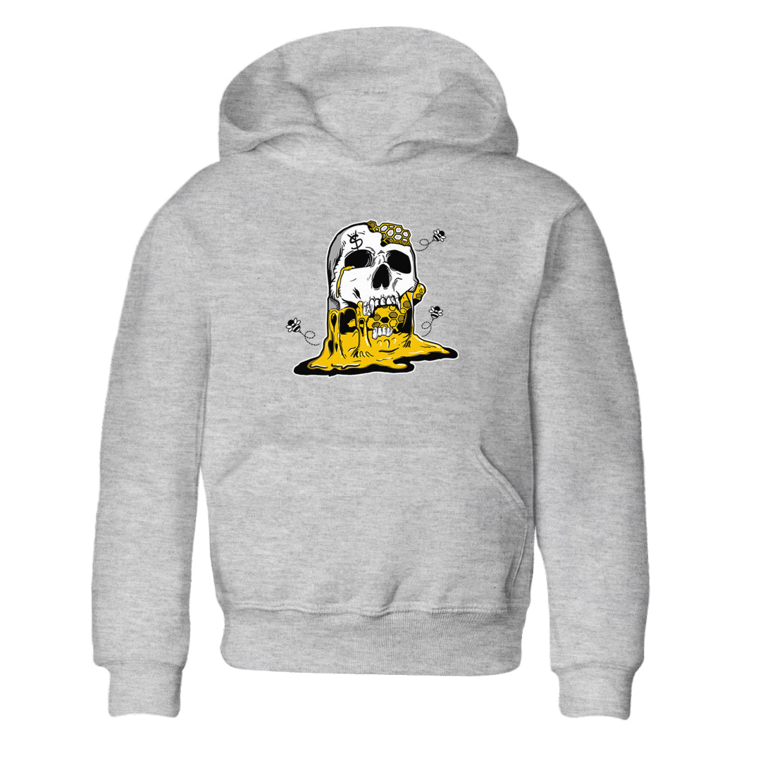 Dripping Honey Skullhead snkmatch Tees Kids - Dunk High Pollen