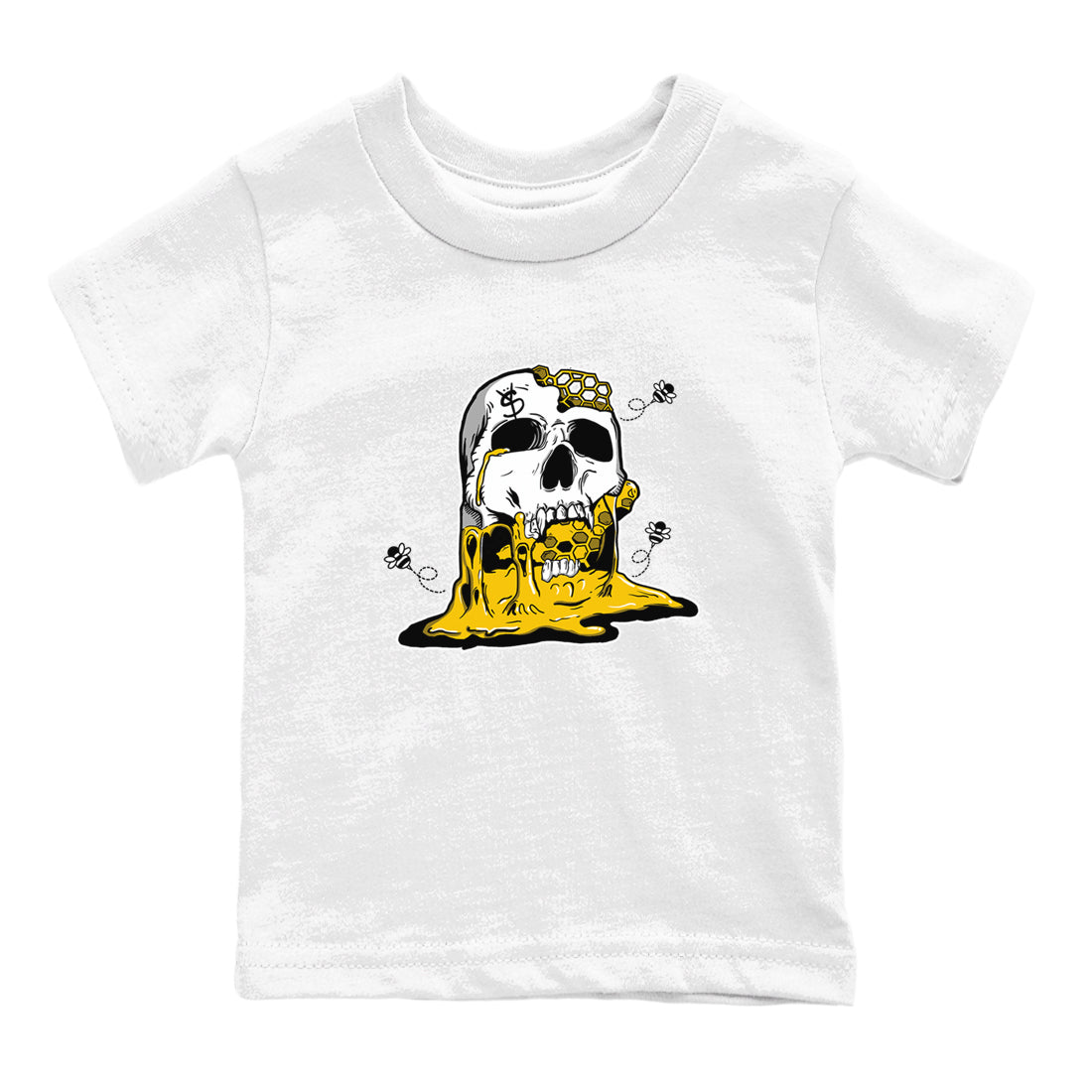 Dripping Honey Skullhead snkmatch Tees Kids - Dunk High Pollen