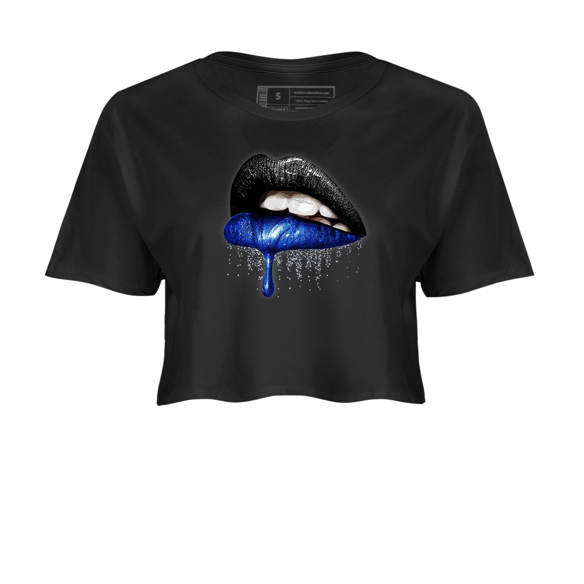 Dripping Lips snkmatch Women's Top - Air Jordan 1 Game Royal