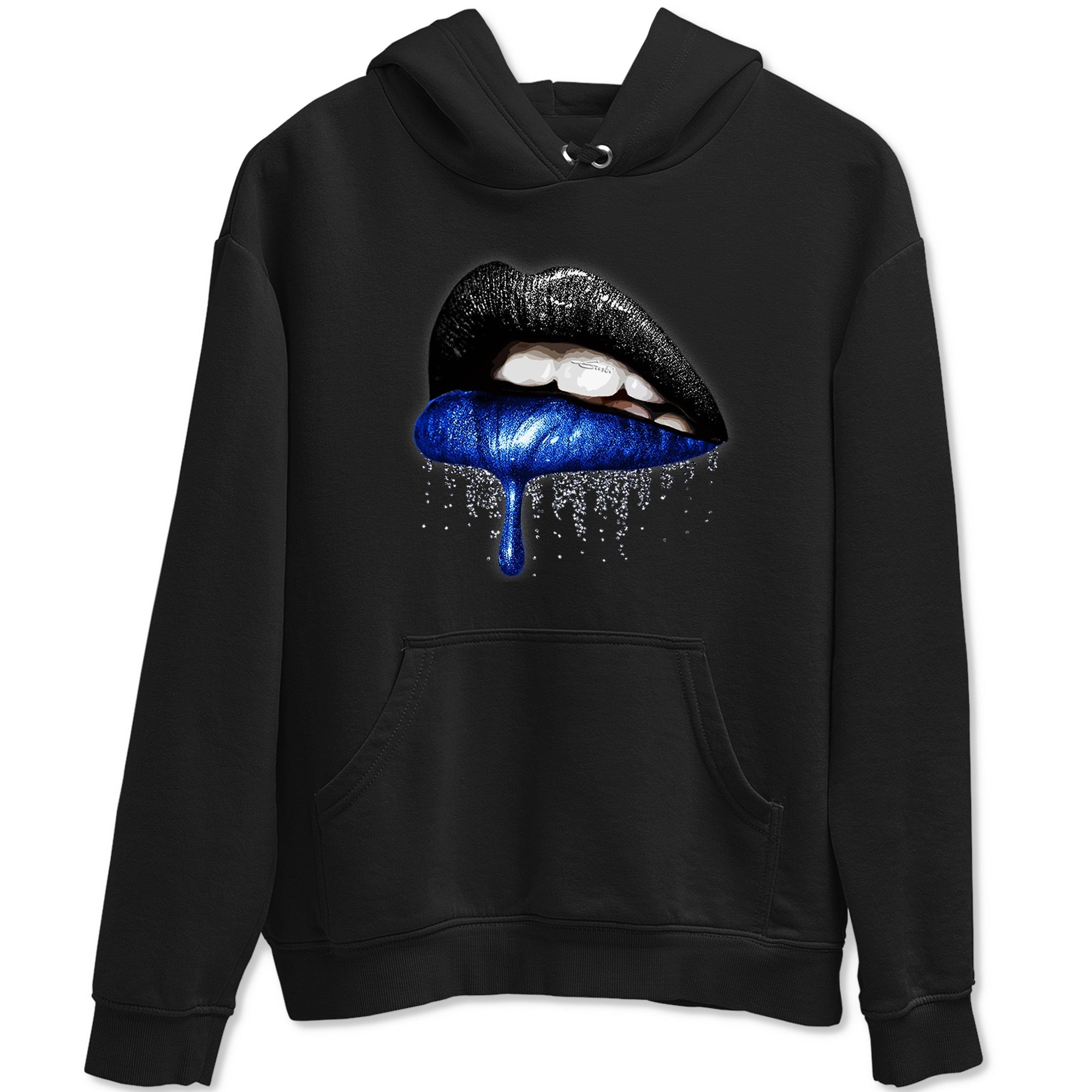 Dripping Lips snkmatch Tees - Air Jordan 1 Game Royal