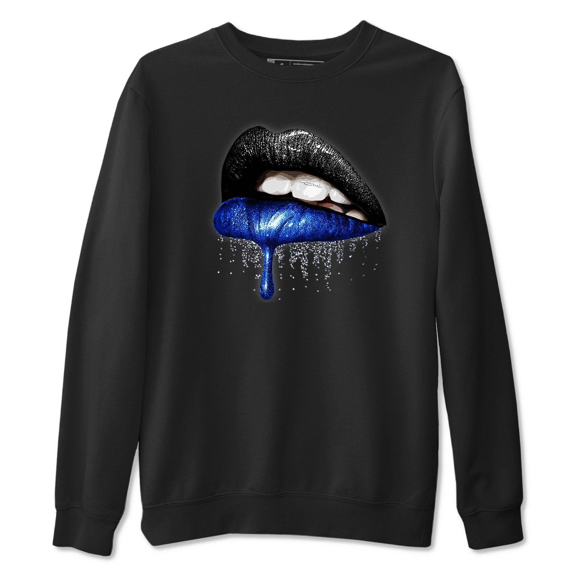 Dripping Lips snkmatch Tees - Air Jordan 1 Game Royal