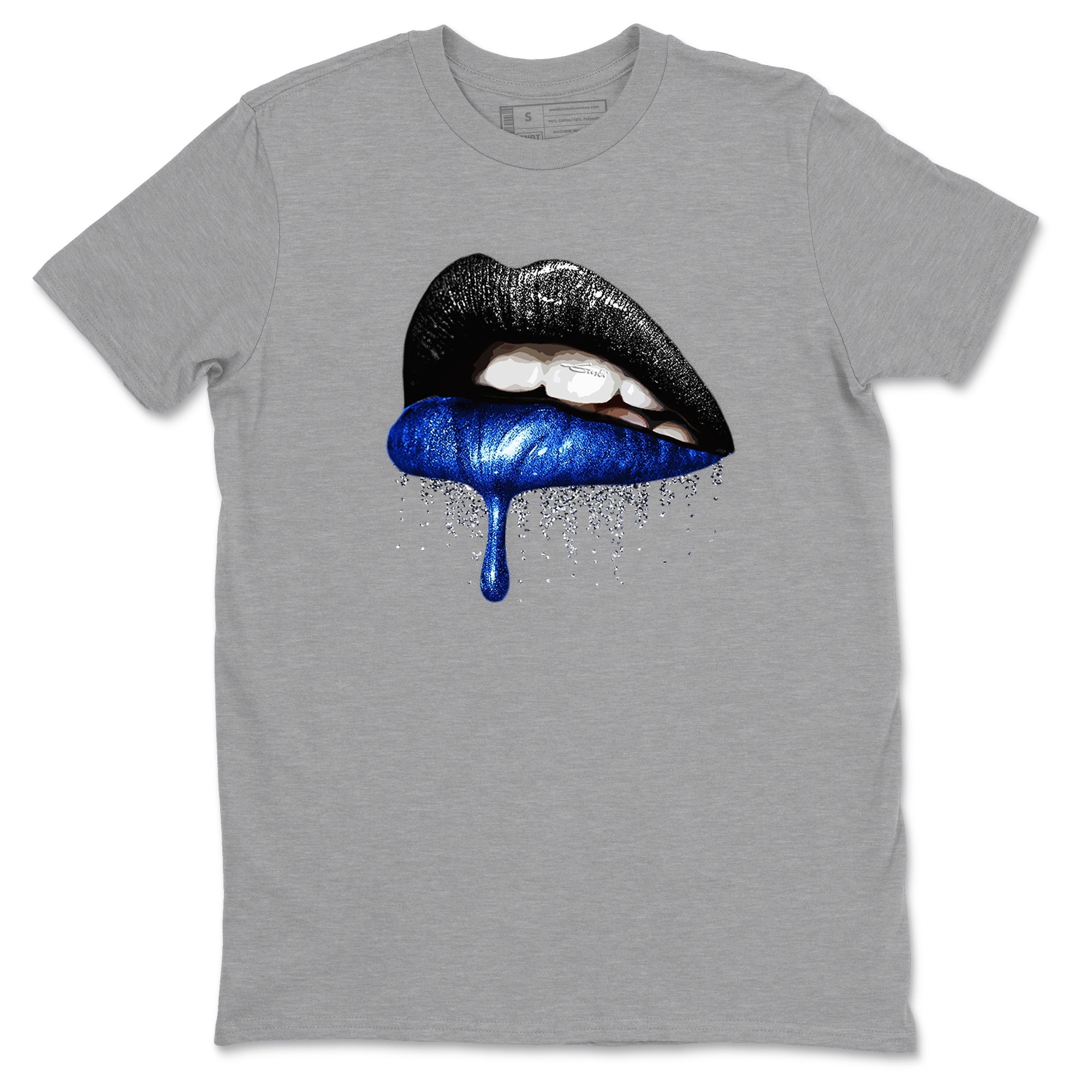 Dripping Lips snkmatch Tees - Air Jordan 1 Game Royal