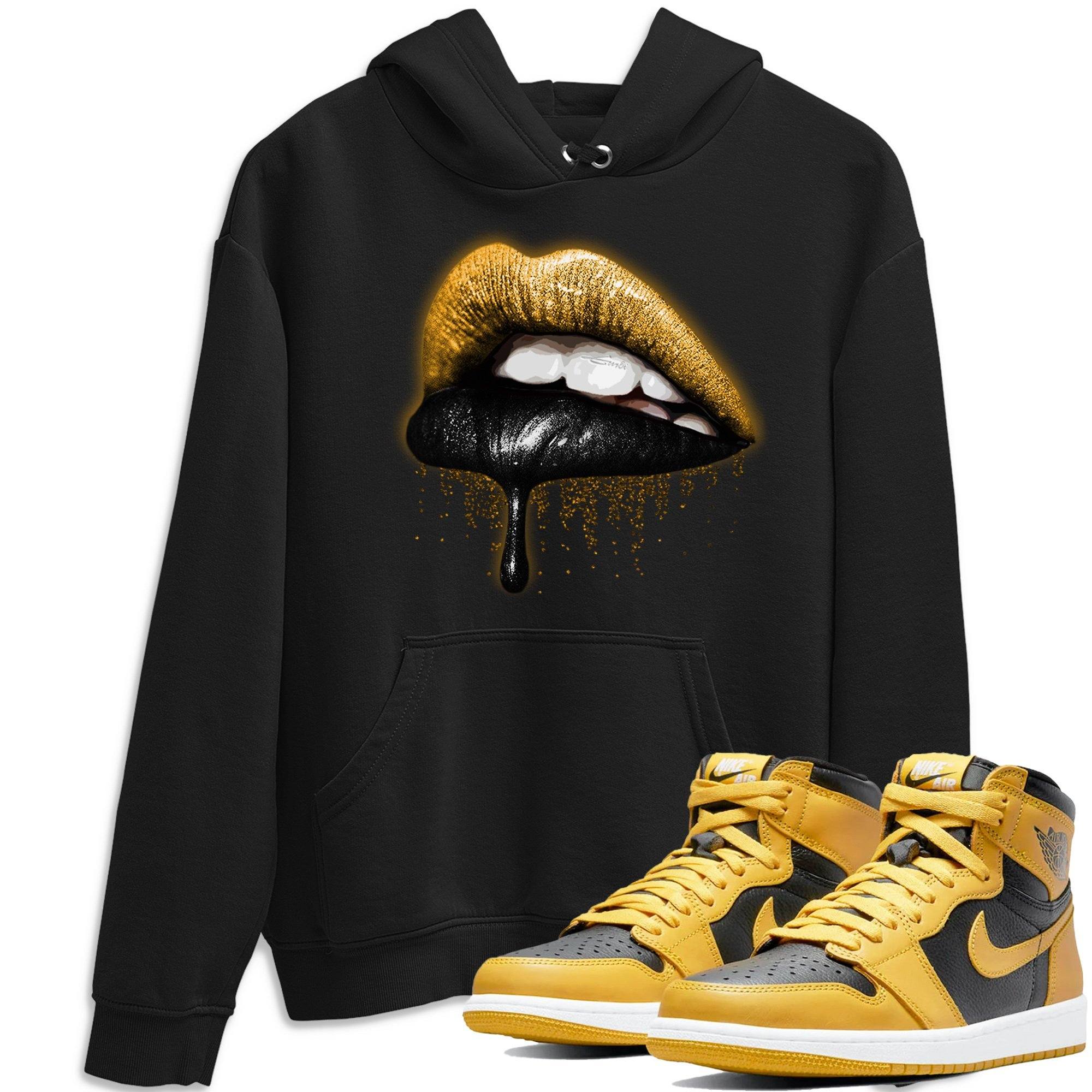 Dripping Lips Unisex Tops - Air Jordan 1 Pollen