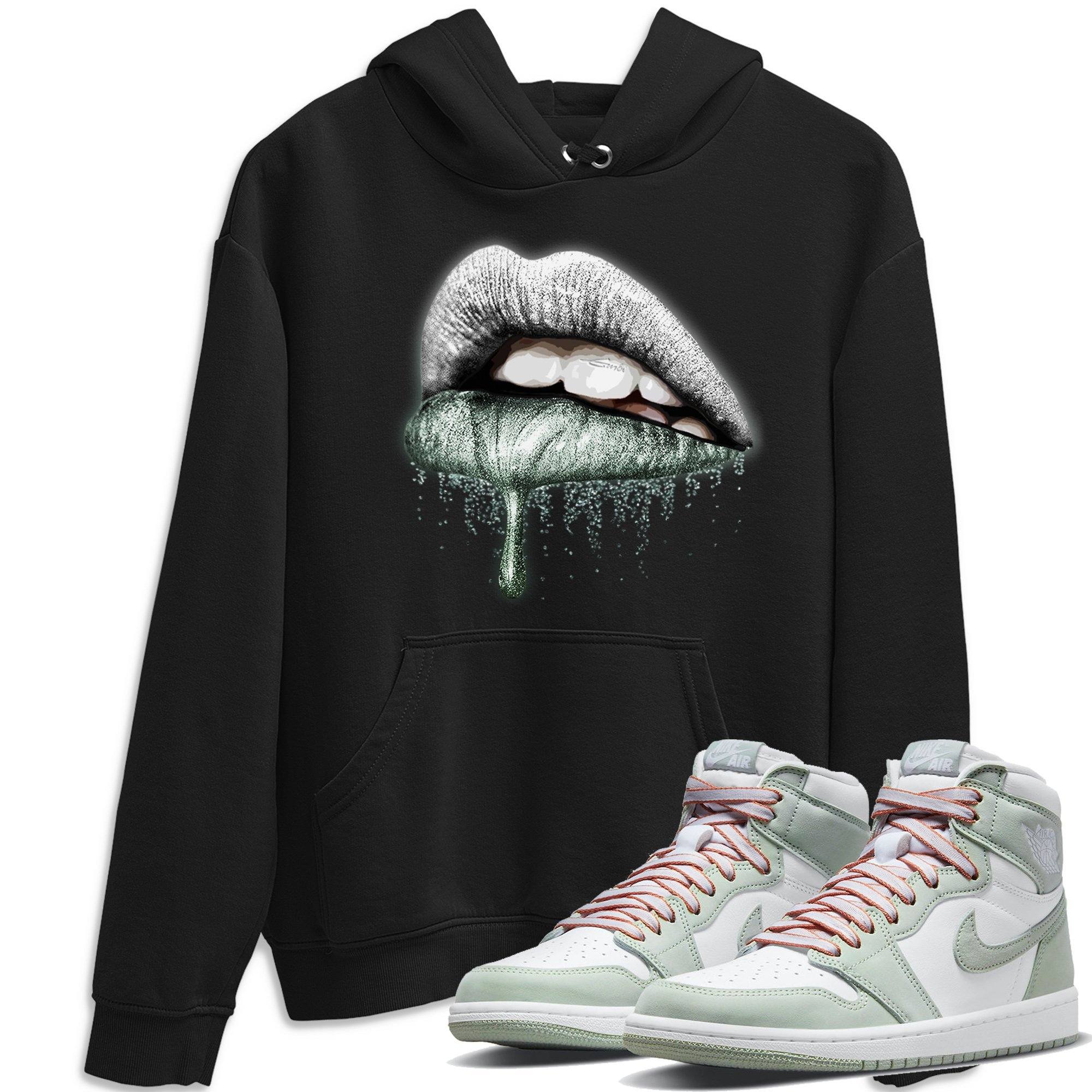 Dripping Lips Unisex Tops - Air Jordan 1 Seafoam