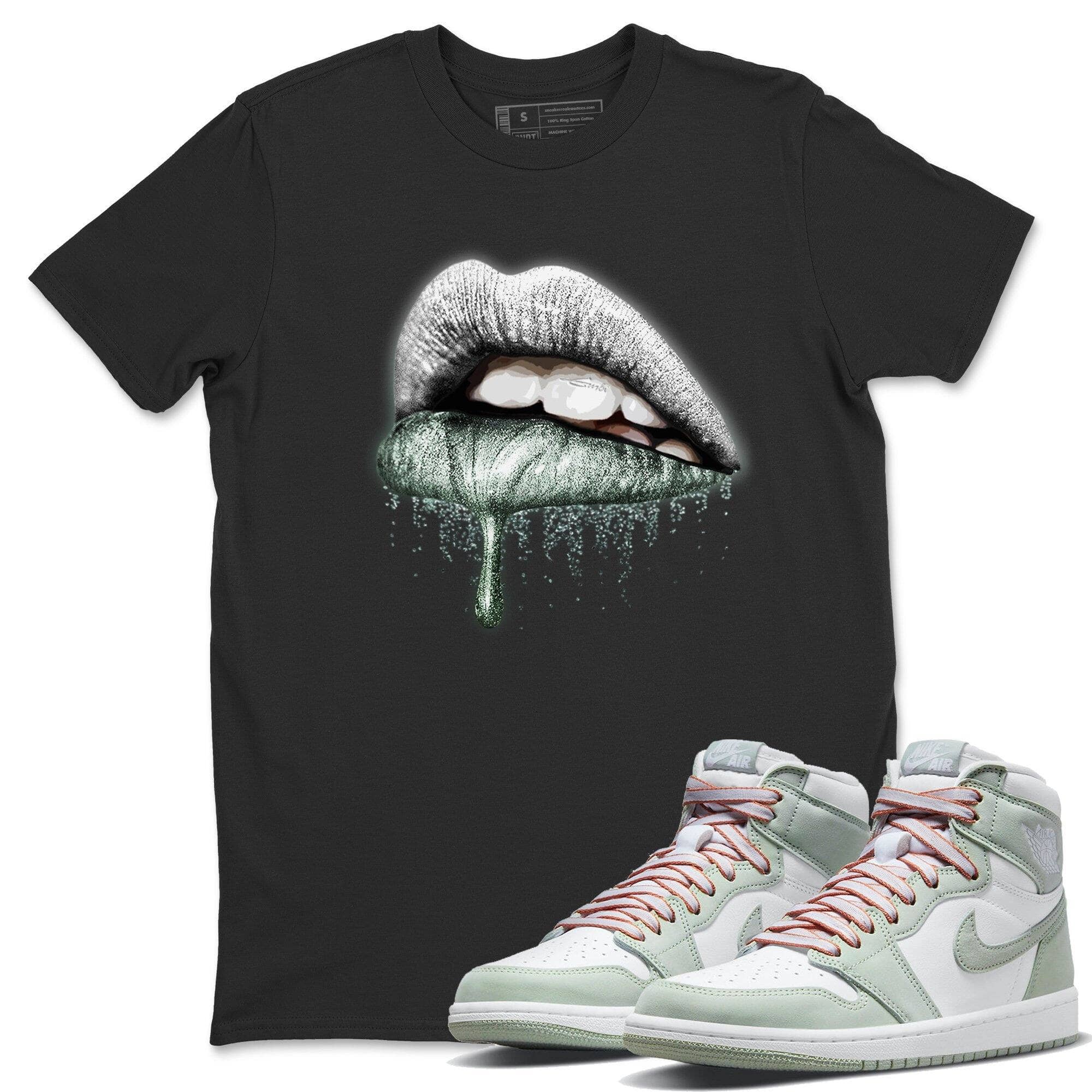 Dripping Lips Unisex Tops - Air Jordan 1 Seafoam