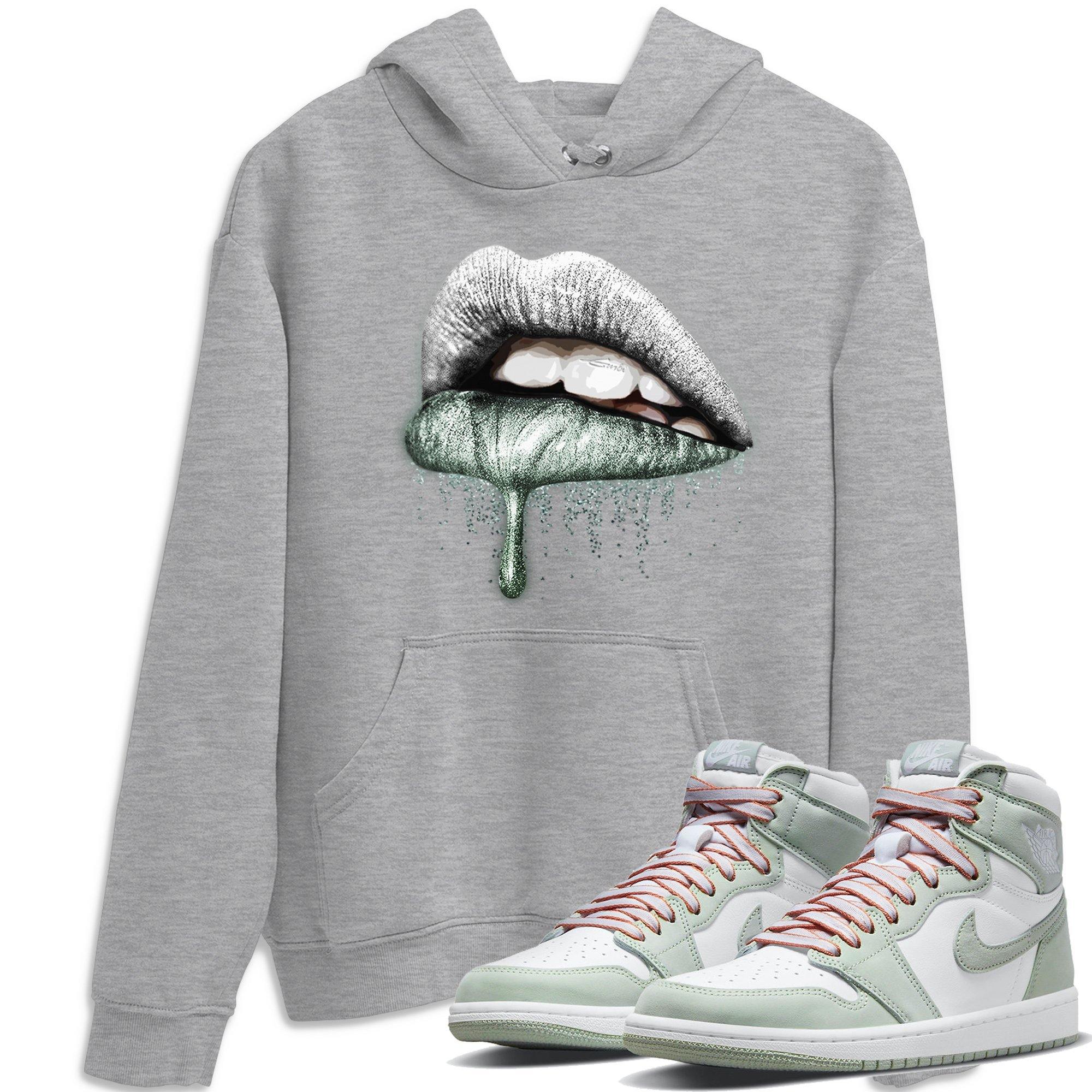 Dripping Lips Unisex Tops - Air Jordan 1 Seafoam