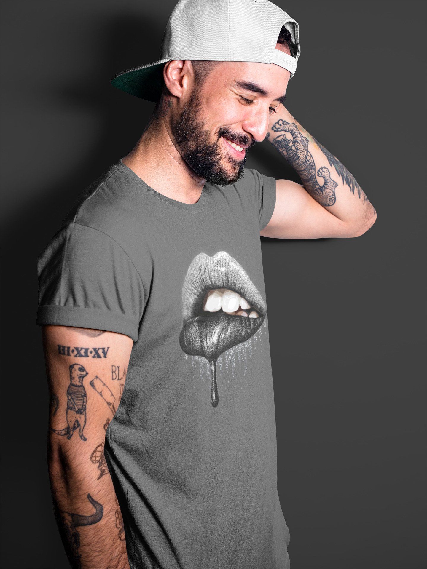 Dripping Lips Unisex Tops - Air Jordan 1 Shadow 2.0