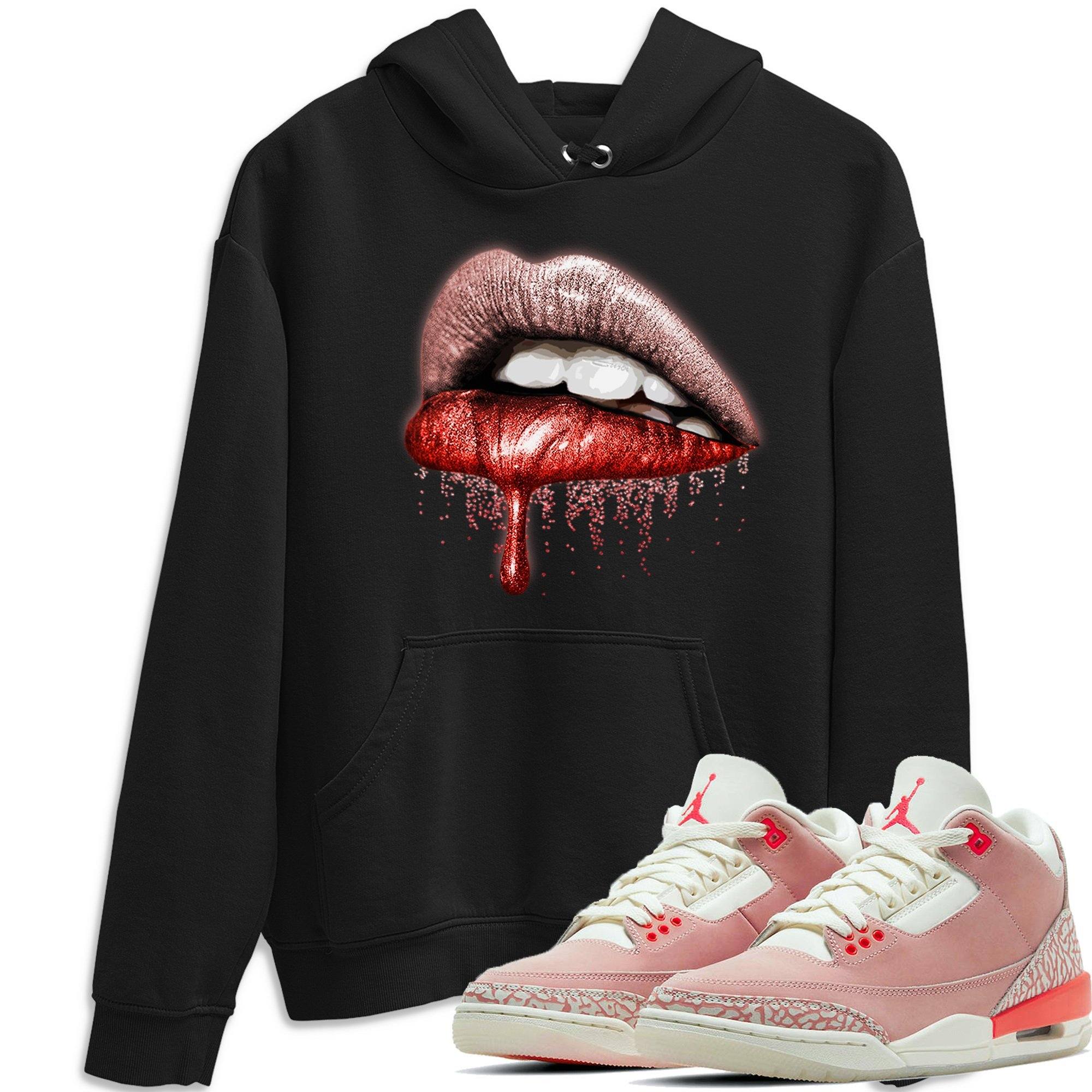 Dripping Lips Unisex Tops - Air Jordan 3 Rust Pink