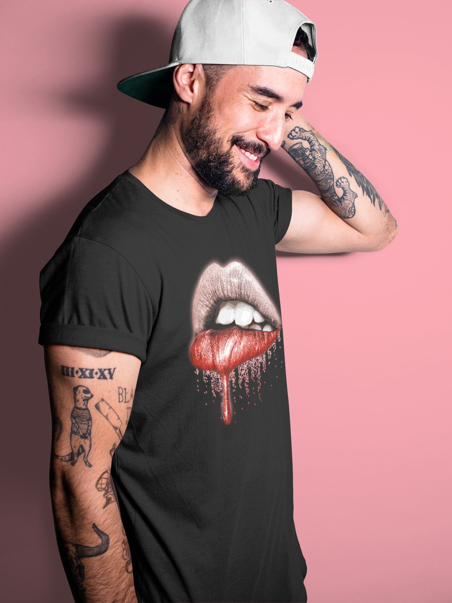 Dripping Lips Unisex Tops - Air Jordan 3 Rust Pink