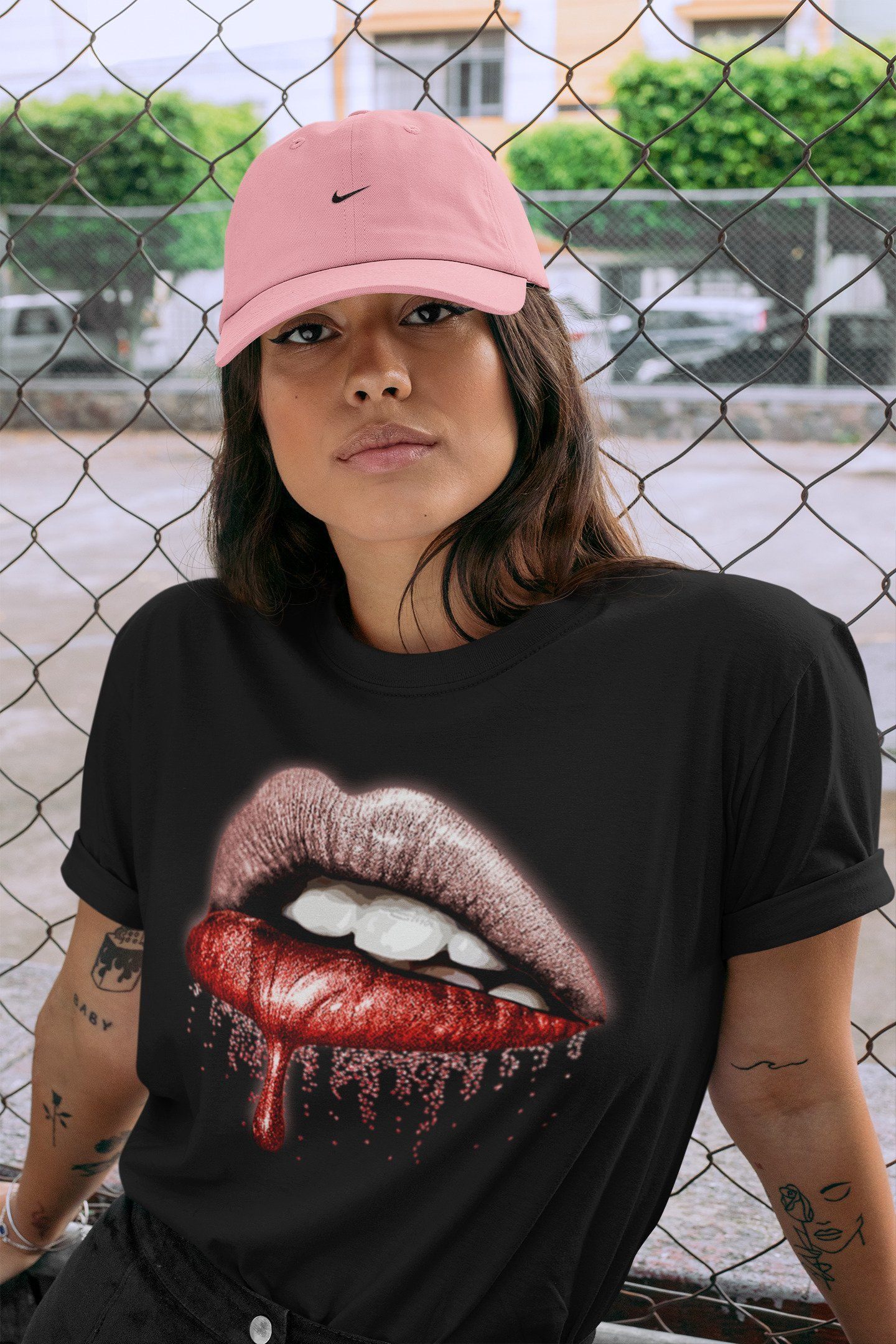 Dripping Lips Unisex Tops - Air Jordan 3 Rust Pink