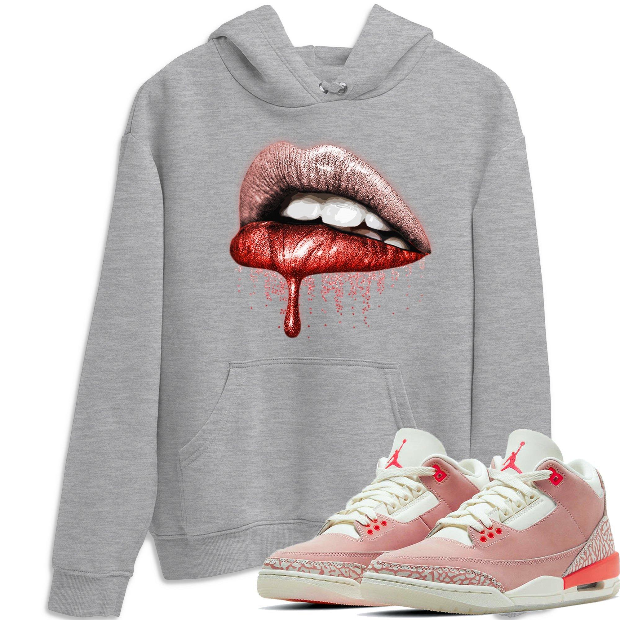 Dripping Lips Unisex Tops - Air Jordan 3 Rust Pink