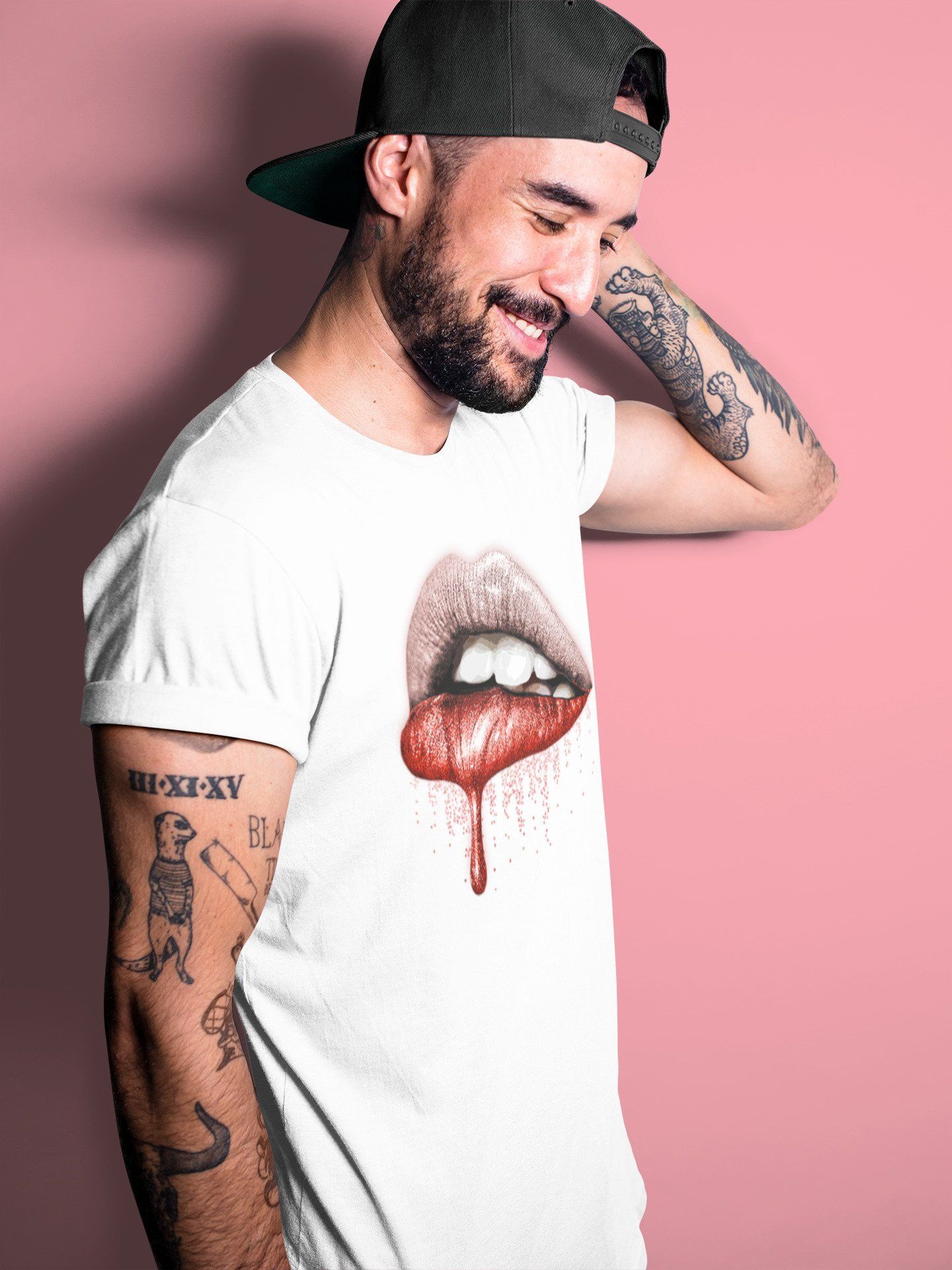 Dripping Lips Unisex Tops - Air Jordan 3 Rust Pink