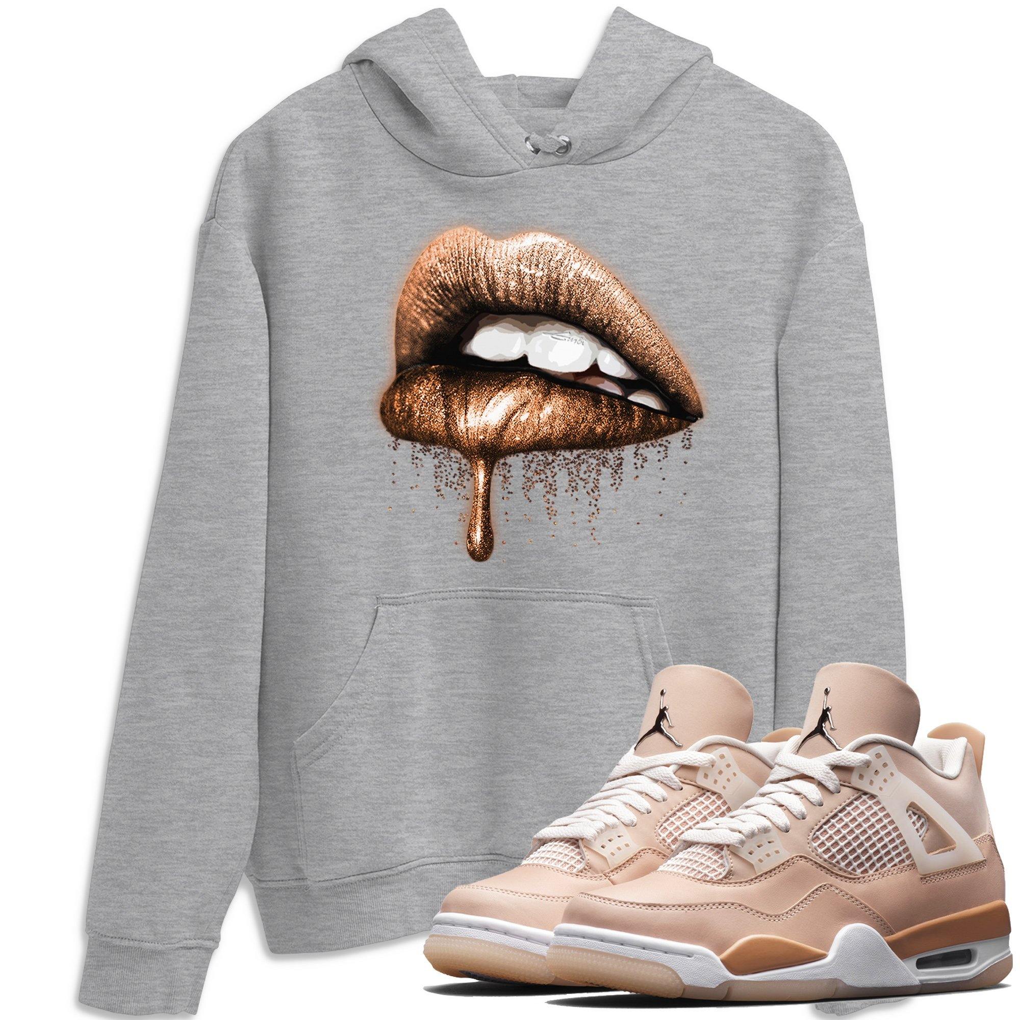 Dripping Lips Unisex Tops - Air Jordan 4 Shimmer