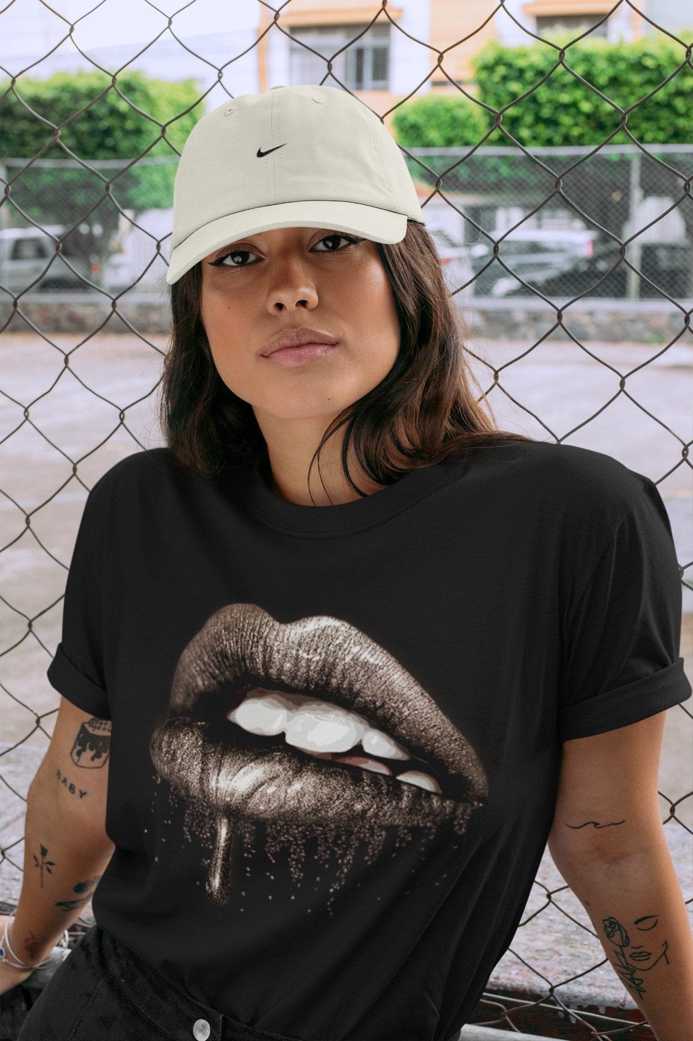 Dripping Lips Unisex Tops - Air Jordan 4 Taupe Haze