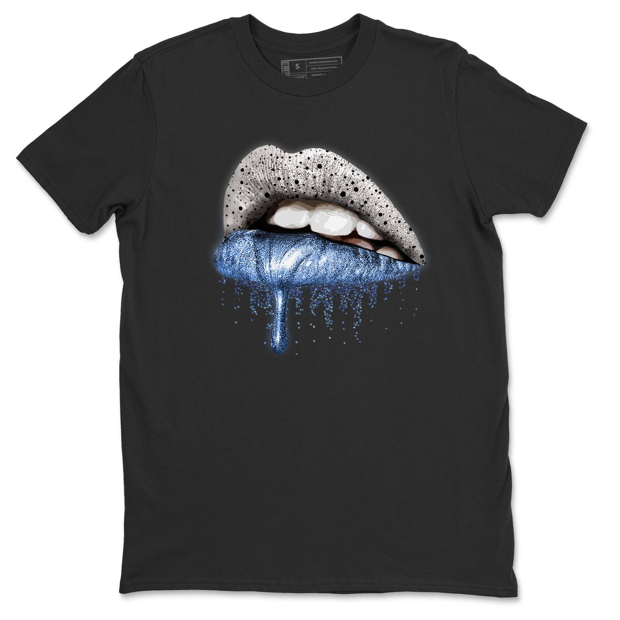 Dripping Lips Unisex Tops - Air Jordan 4 University Blue