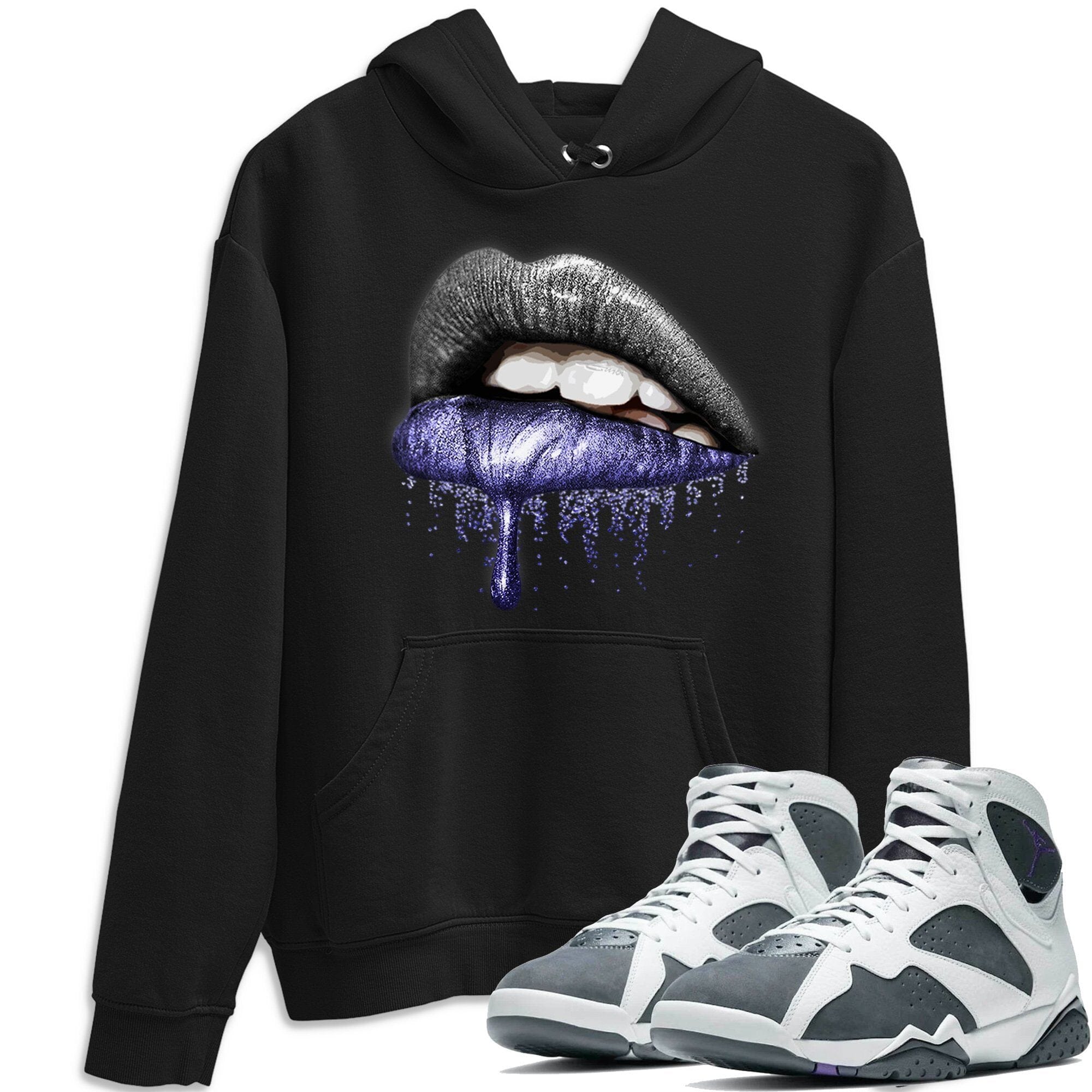 Dripping Lips Unisex Tops - Air Jordan 7 Flint