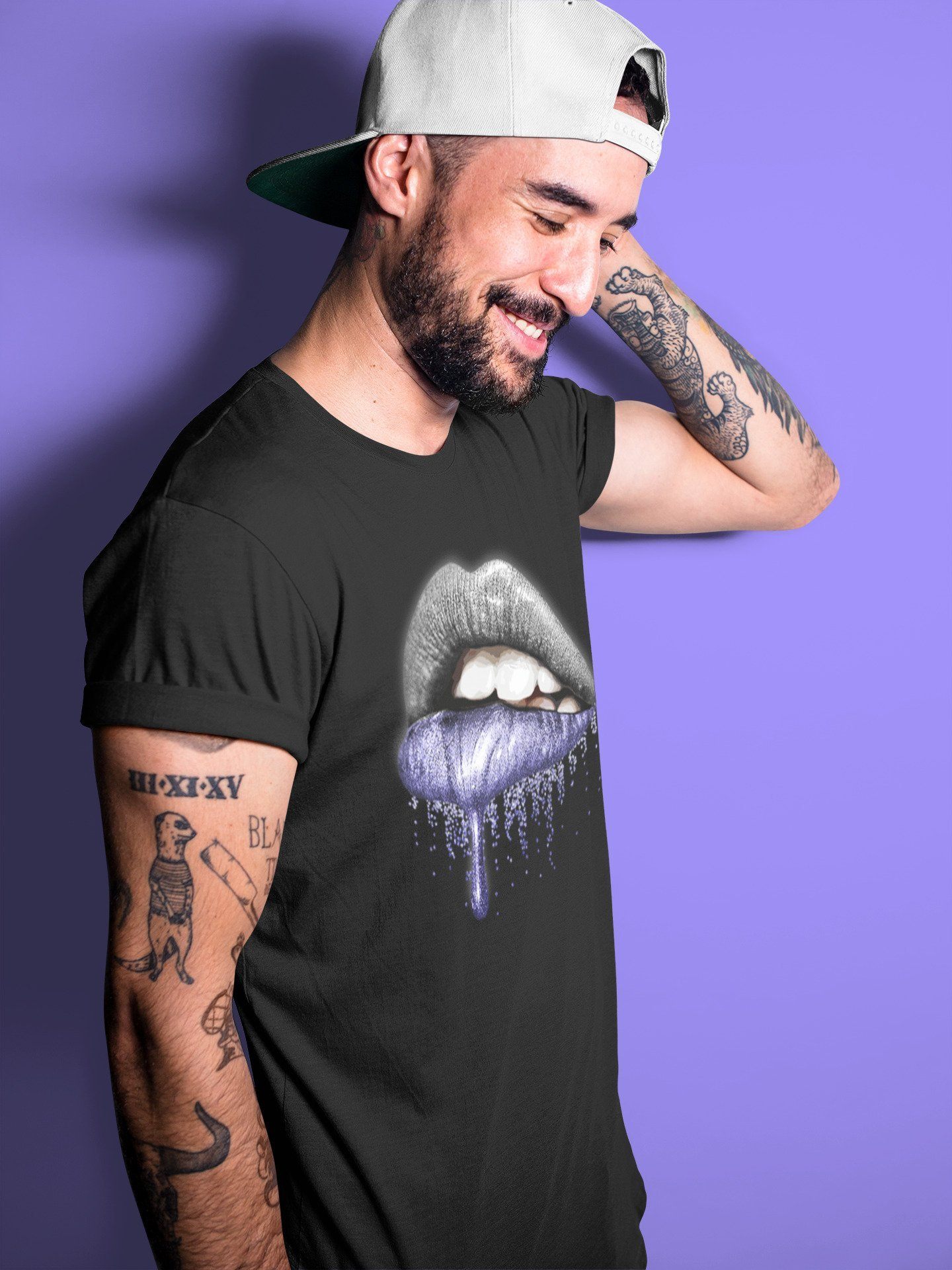Dripping Lips Unisex Tops - Air Jordan 7 Flint