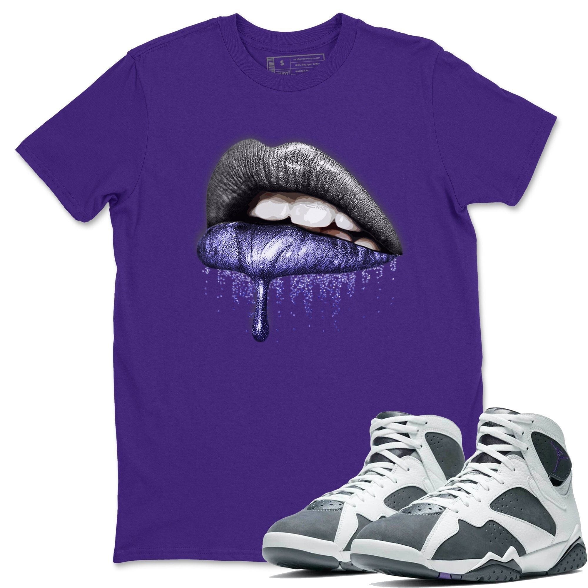 Dripping Lips Unisex Tops - Air Jordan 7 Flint