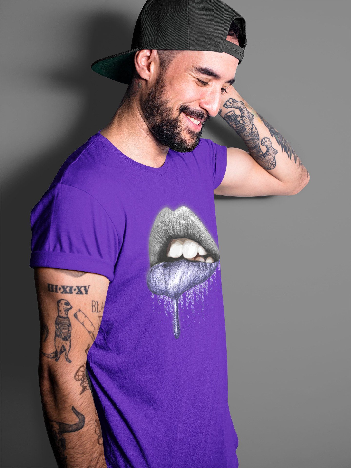 Dripping Lips Unisex Tops - Air Jordan 7 Flint