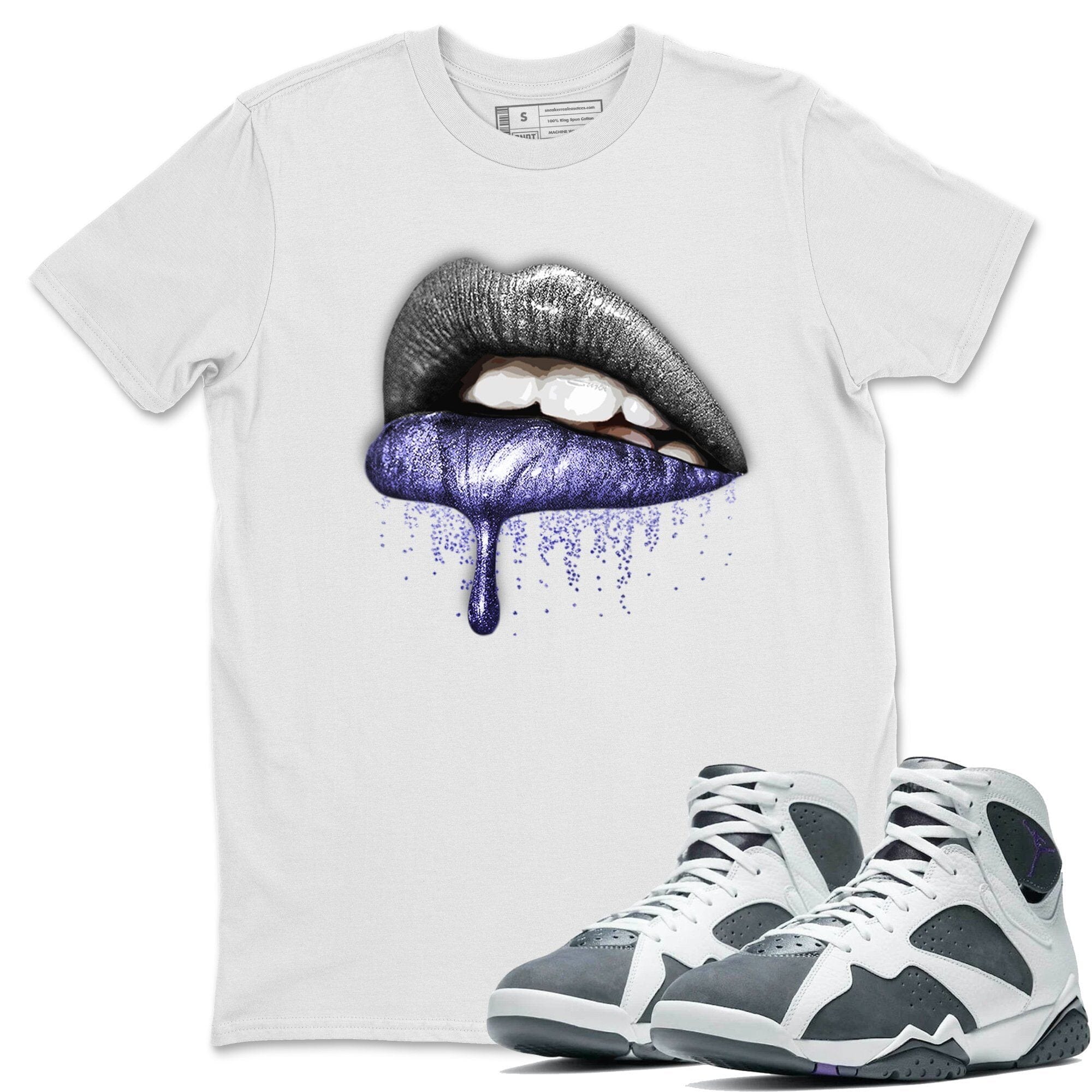 Dripping Lips Unisex Tops - Air Jordan 7 Flint