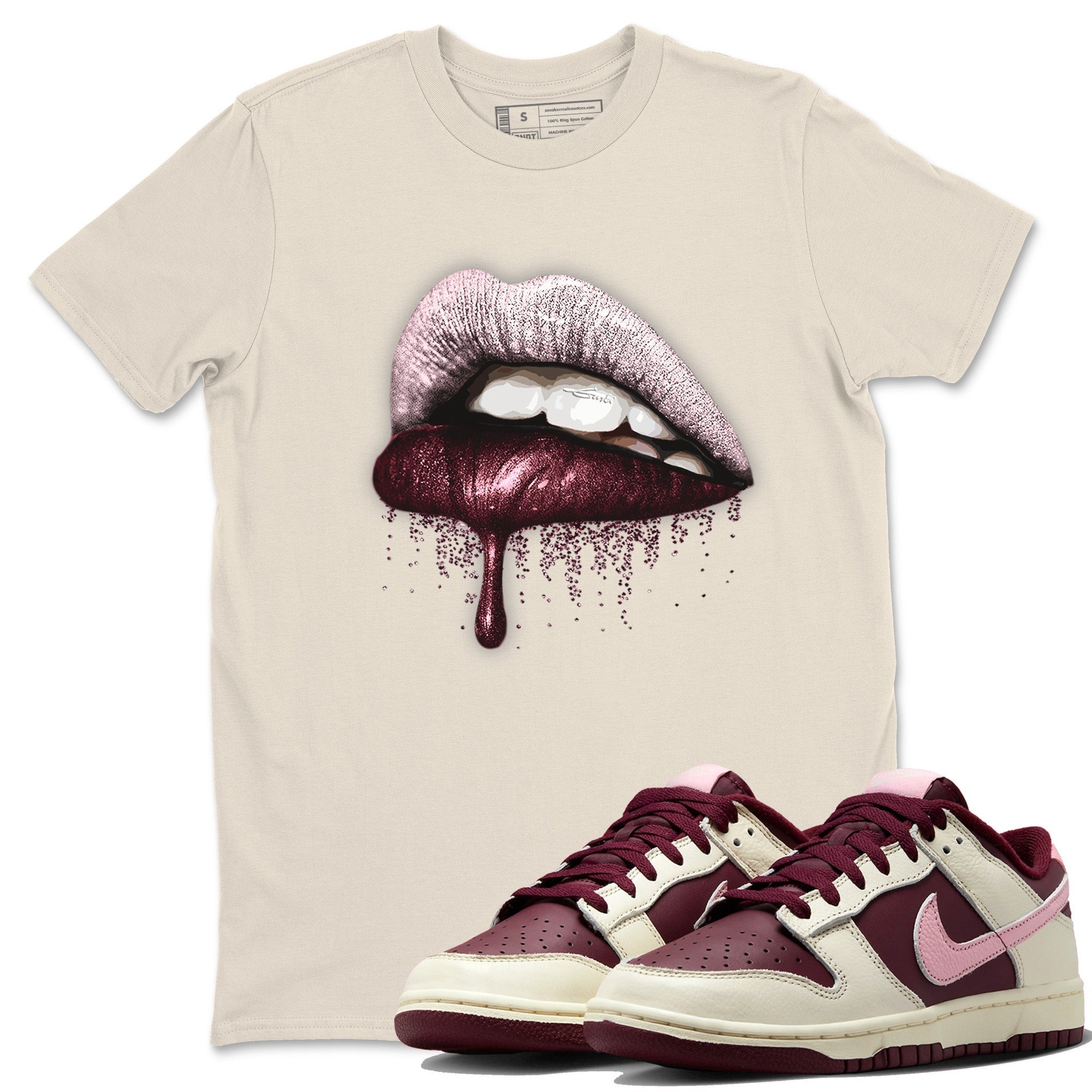Dripping Lips Unisex Tops - Dunk Valentines Day