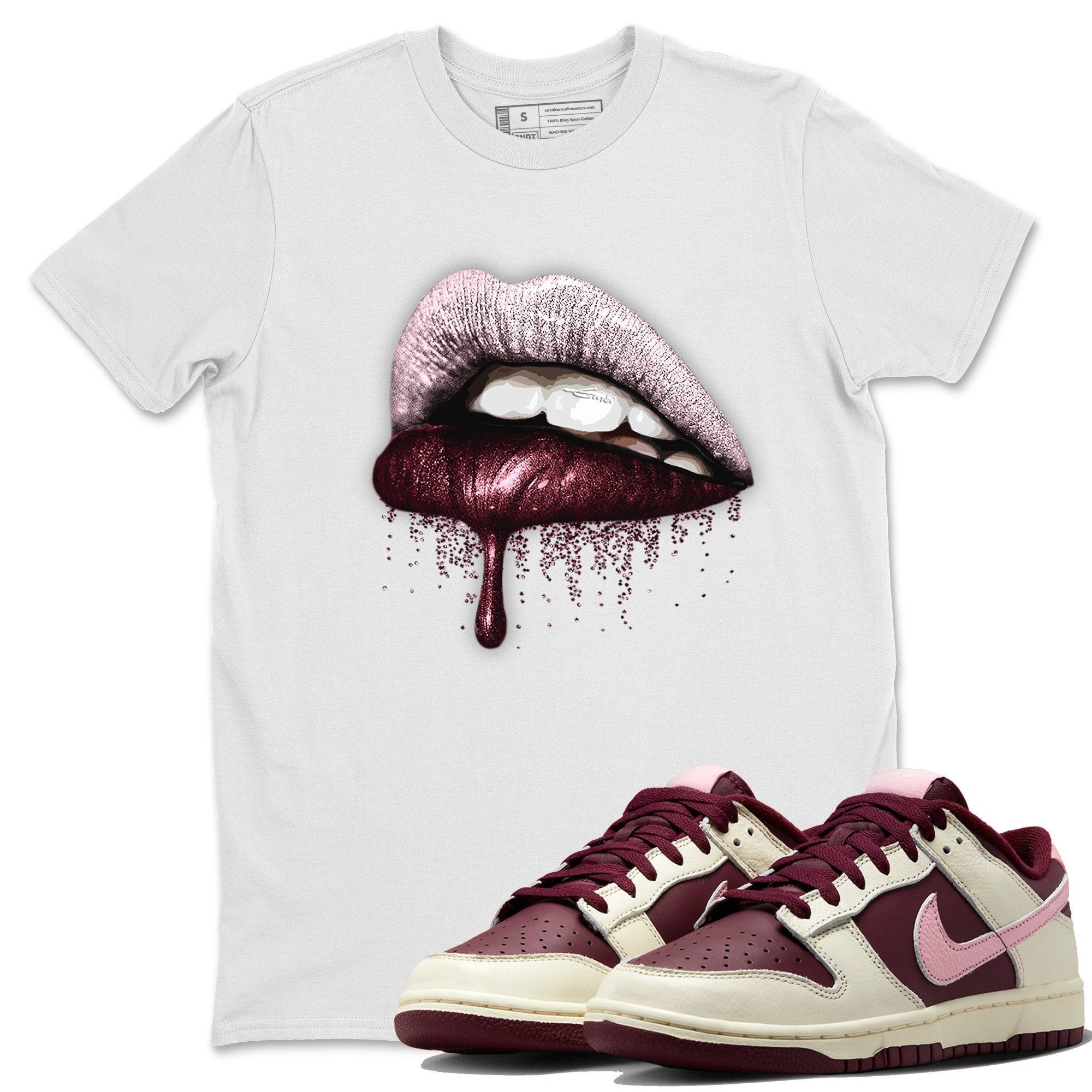 Dripping Lips Unisex Tops - Dunk Valentines Day