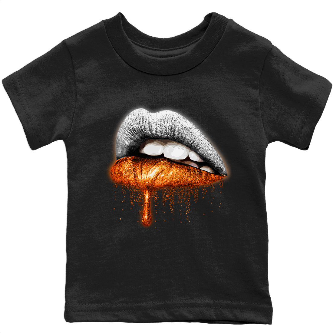 Dripping Lips Kids Tops - Air Jordan 1 Starfish