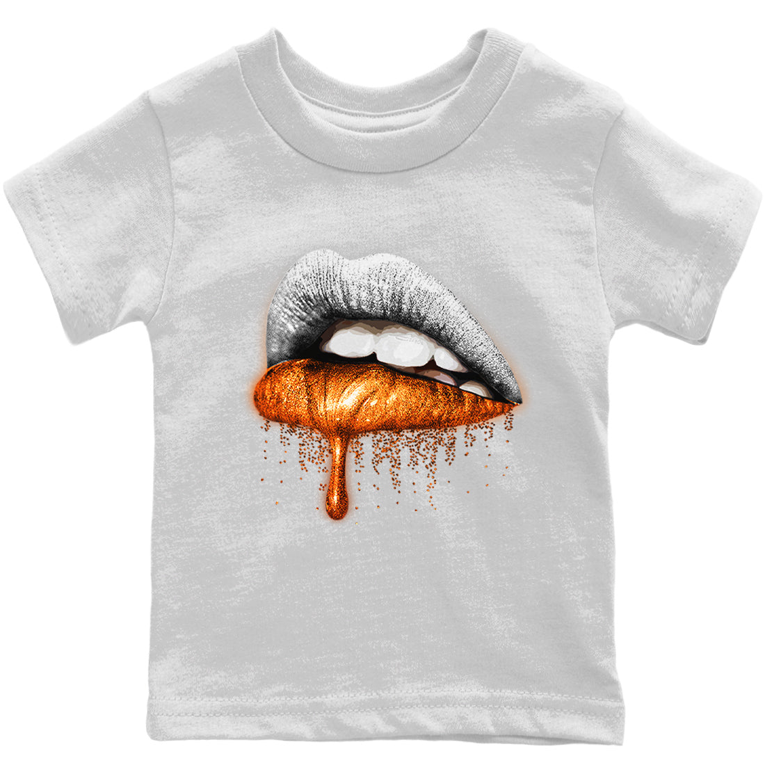 Dripping Lips Kids Tops - Air Jordan 1 Starfish