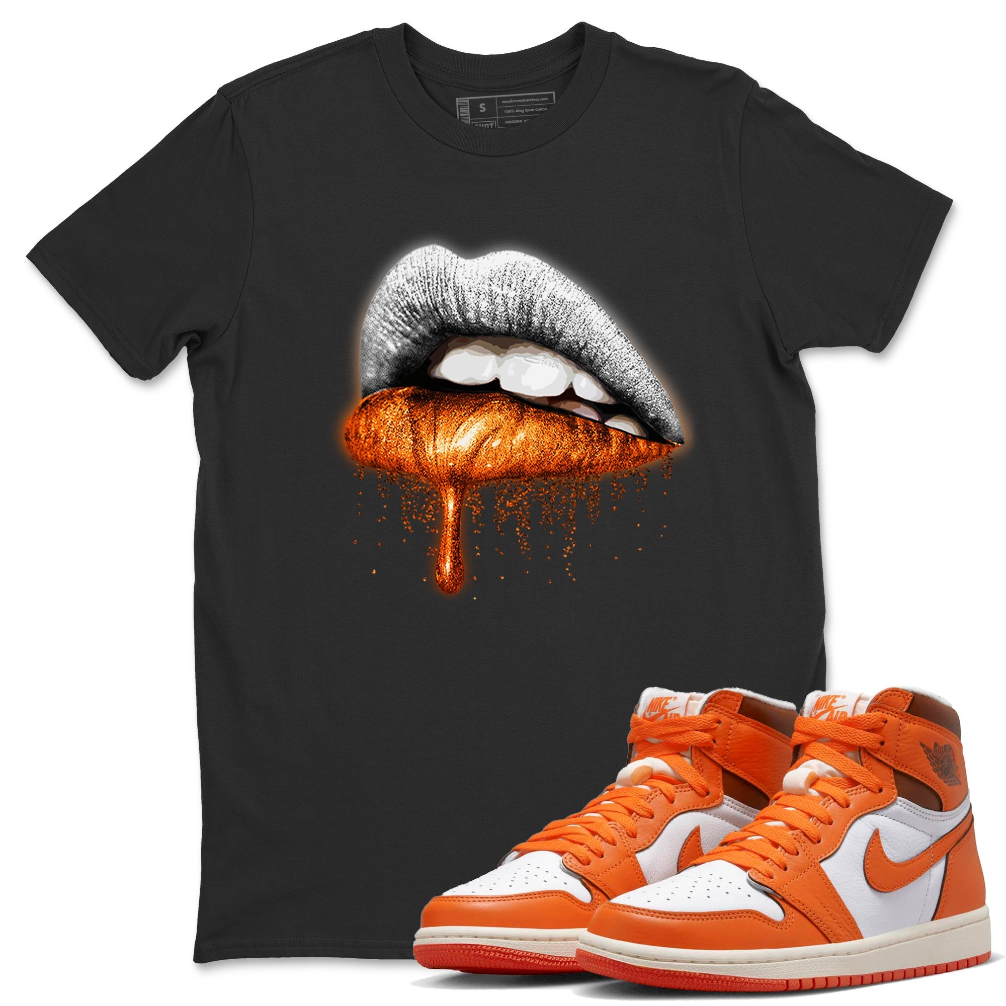 Dripping Lips Unisex Tops - Air Jordan 1 Starfish
