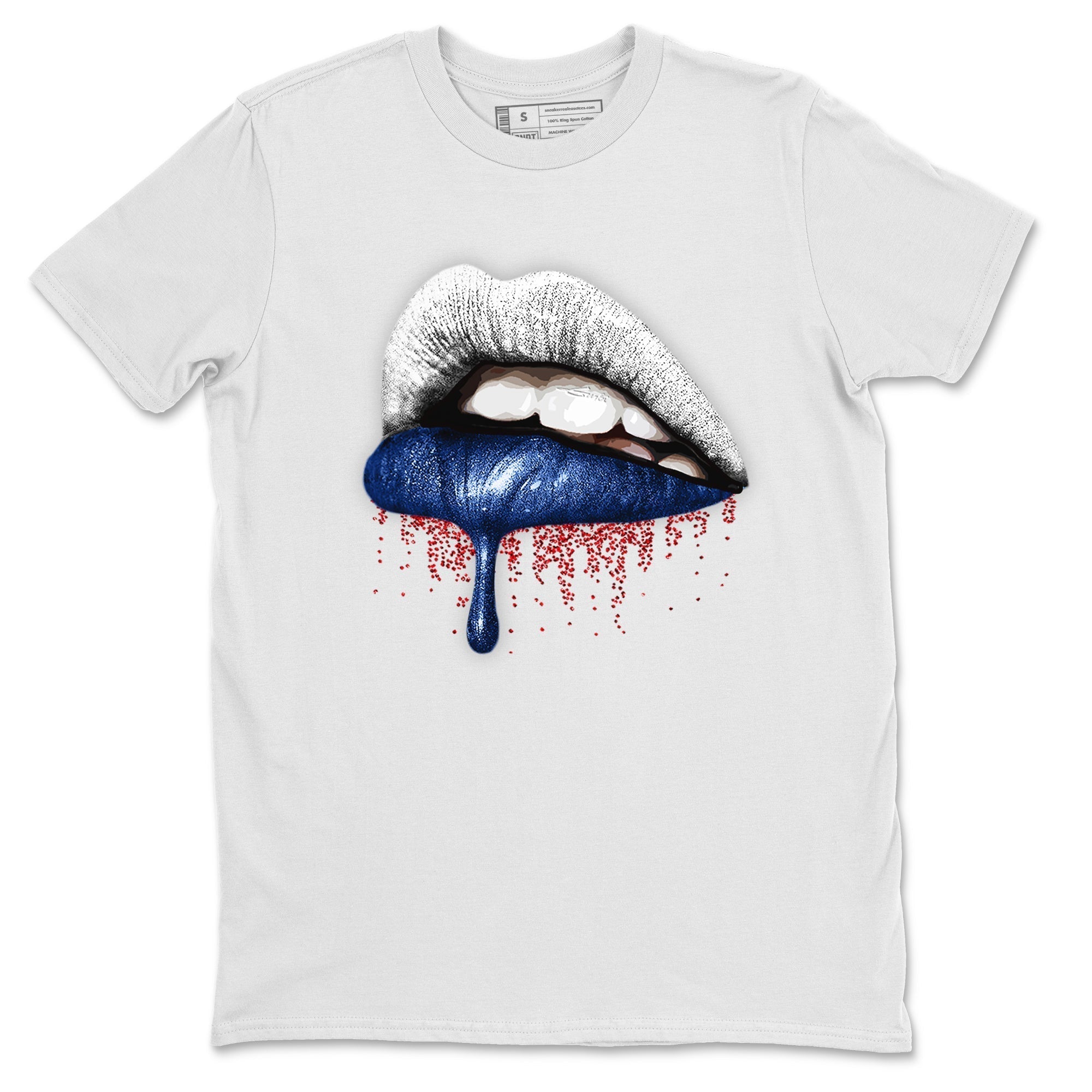 Dripping Lips Unisex Tops - Air Jordan 13 French Blue