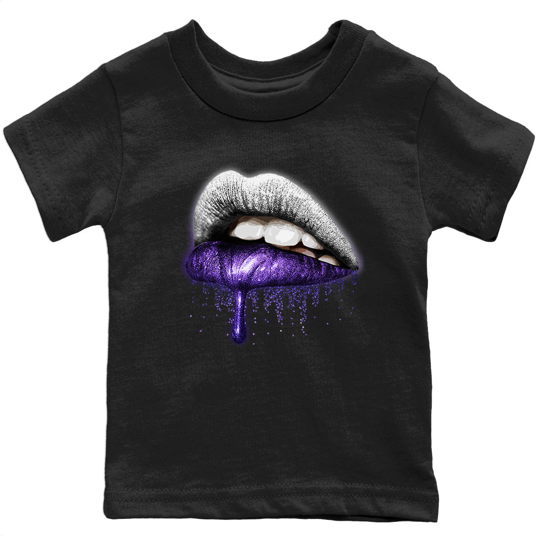 Dripping Lips Kids Tops - Air Jordan 3 Dark Iris