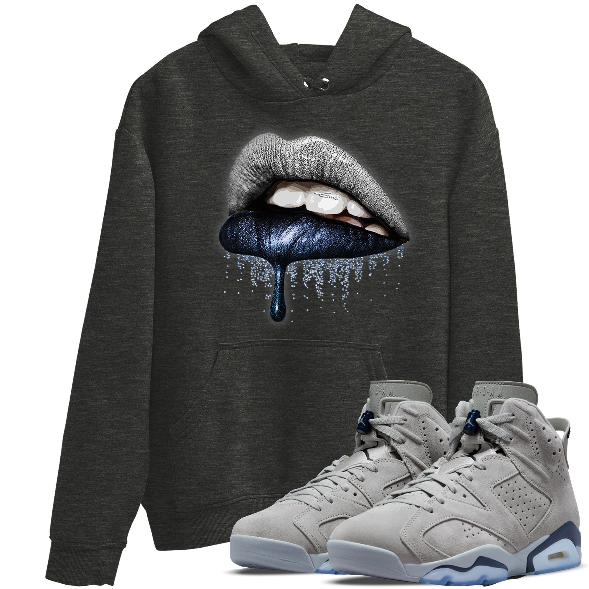 Dripping Lips Unisex Tops - Air Jordan 6 Georgetown