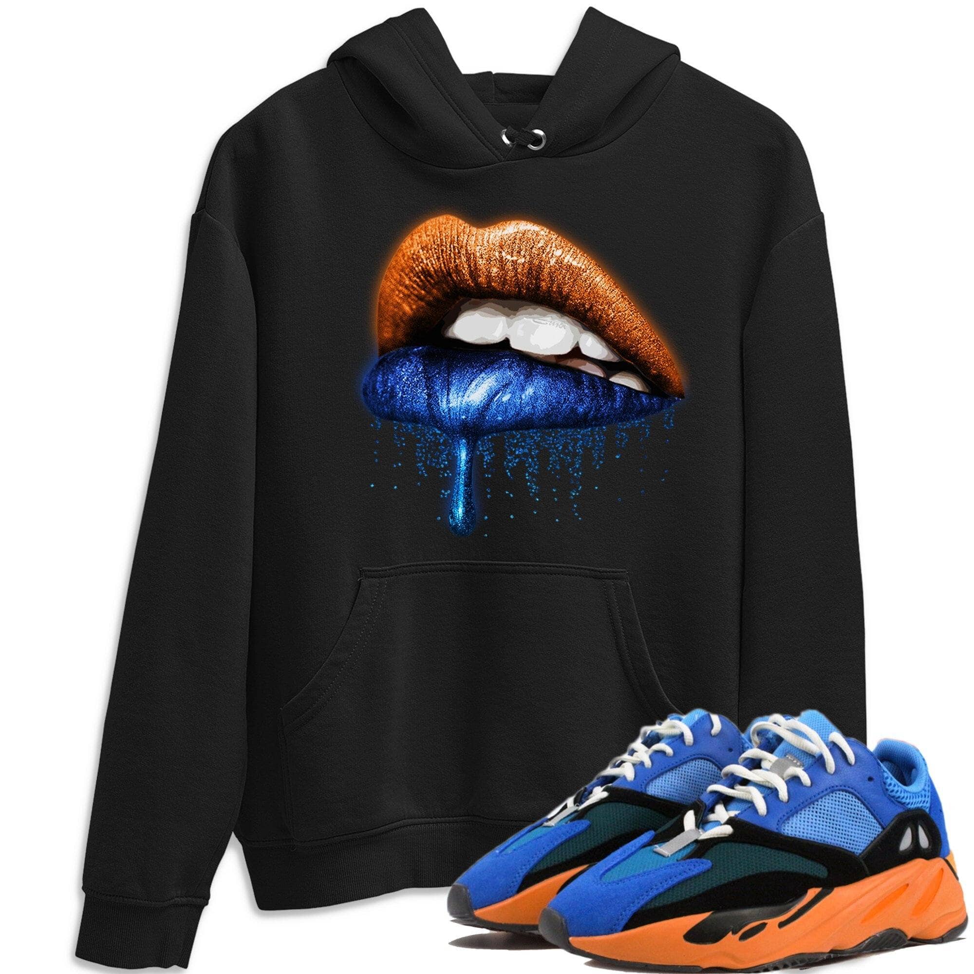 Dripping Lips Unisex Tops - Yeezy 700 Bright Blue