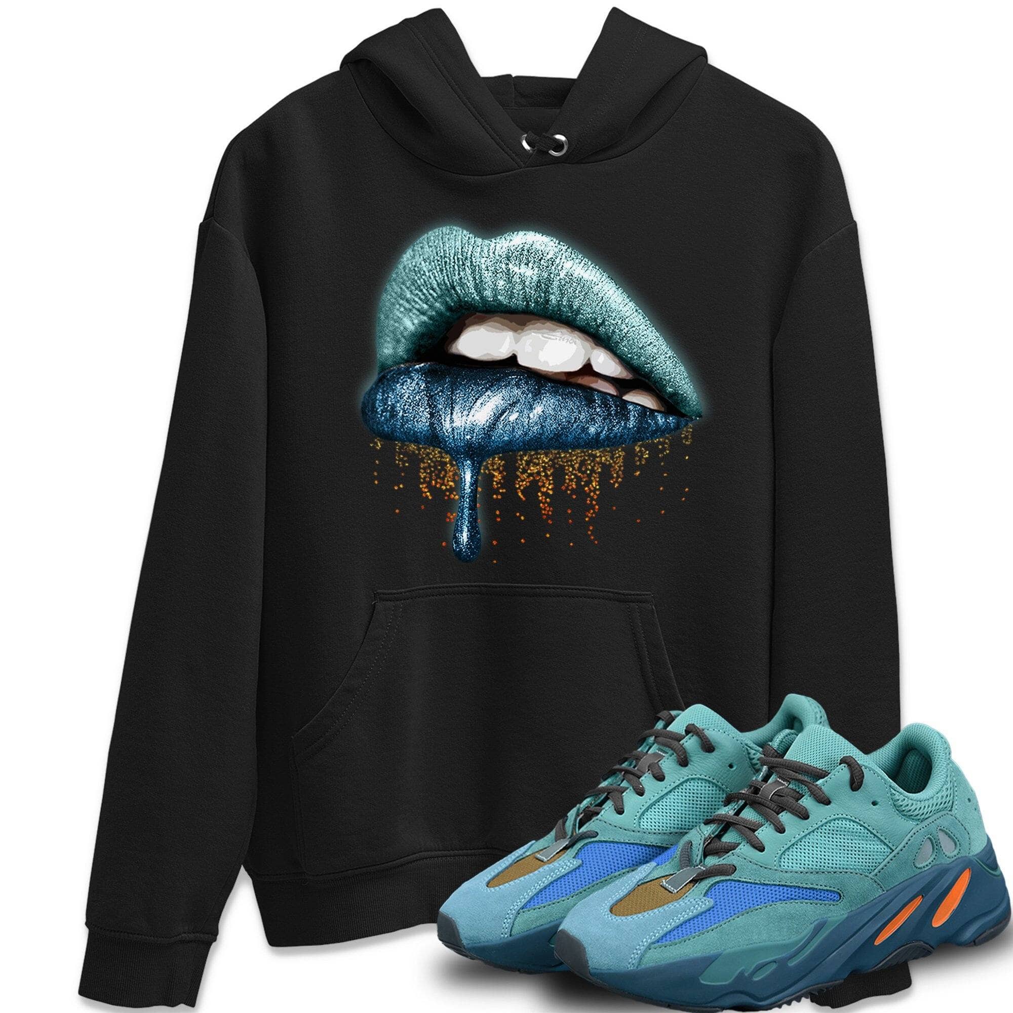 Dripping Lips Unisex Tops - Yeezy 700 Faded Azure