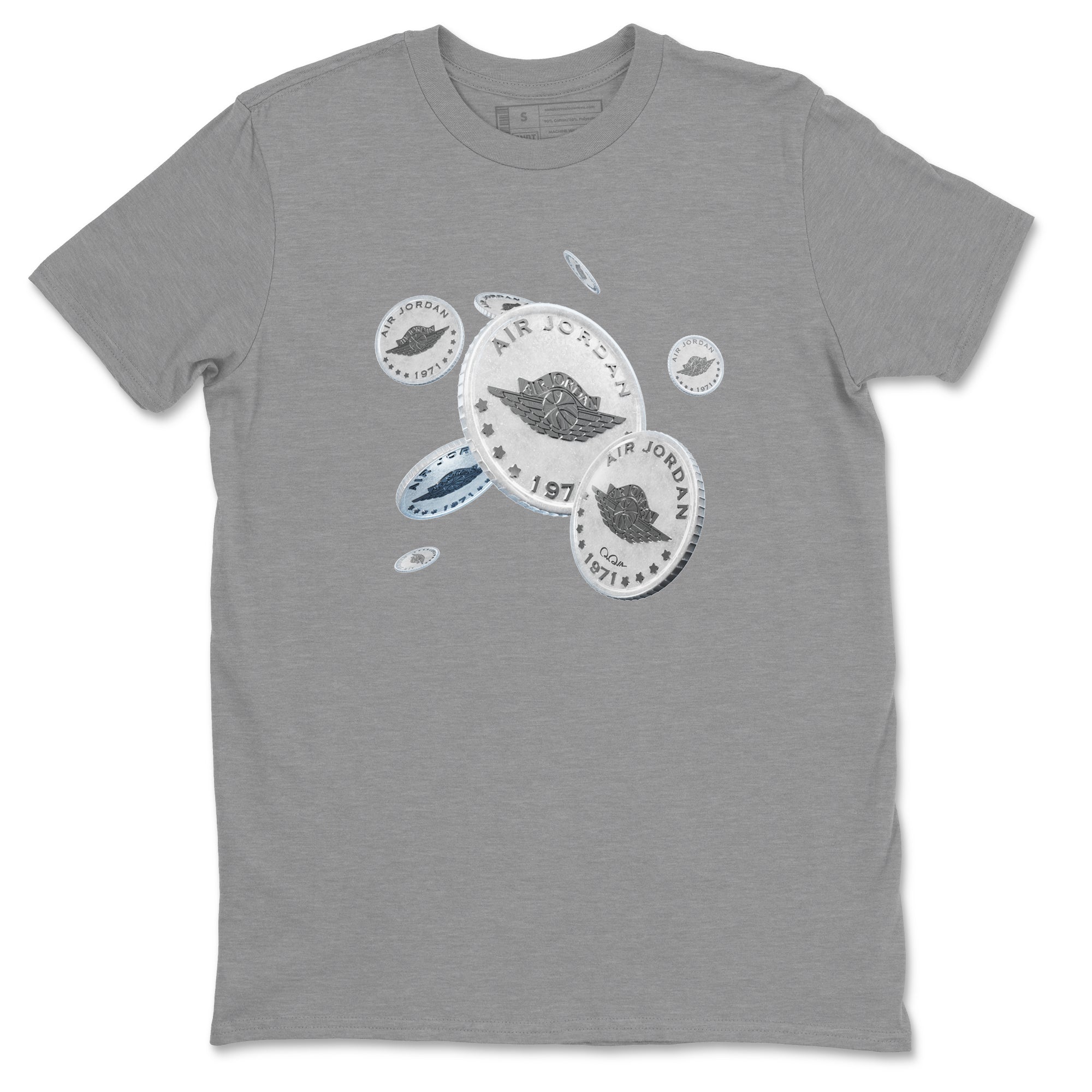 Drop Coin Unisex Tops - Air Jordan 11 White Cement