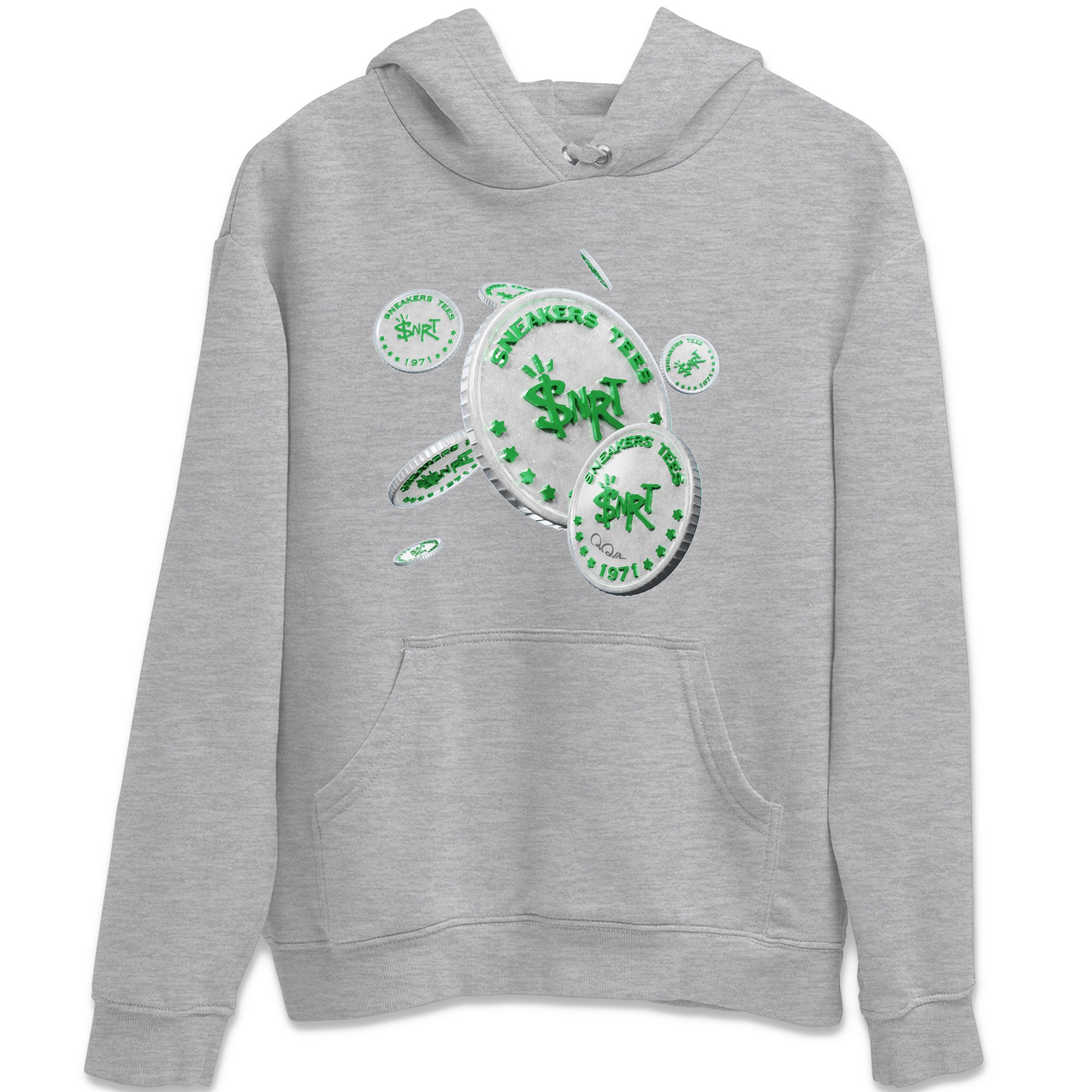 Drop Coin Unisex Tops - Air Jordan 3 Lucky Green