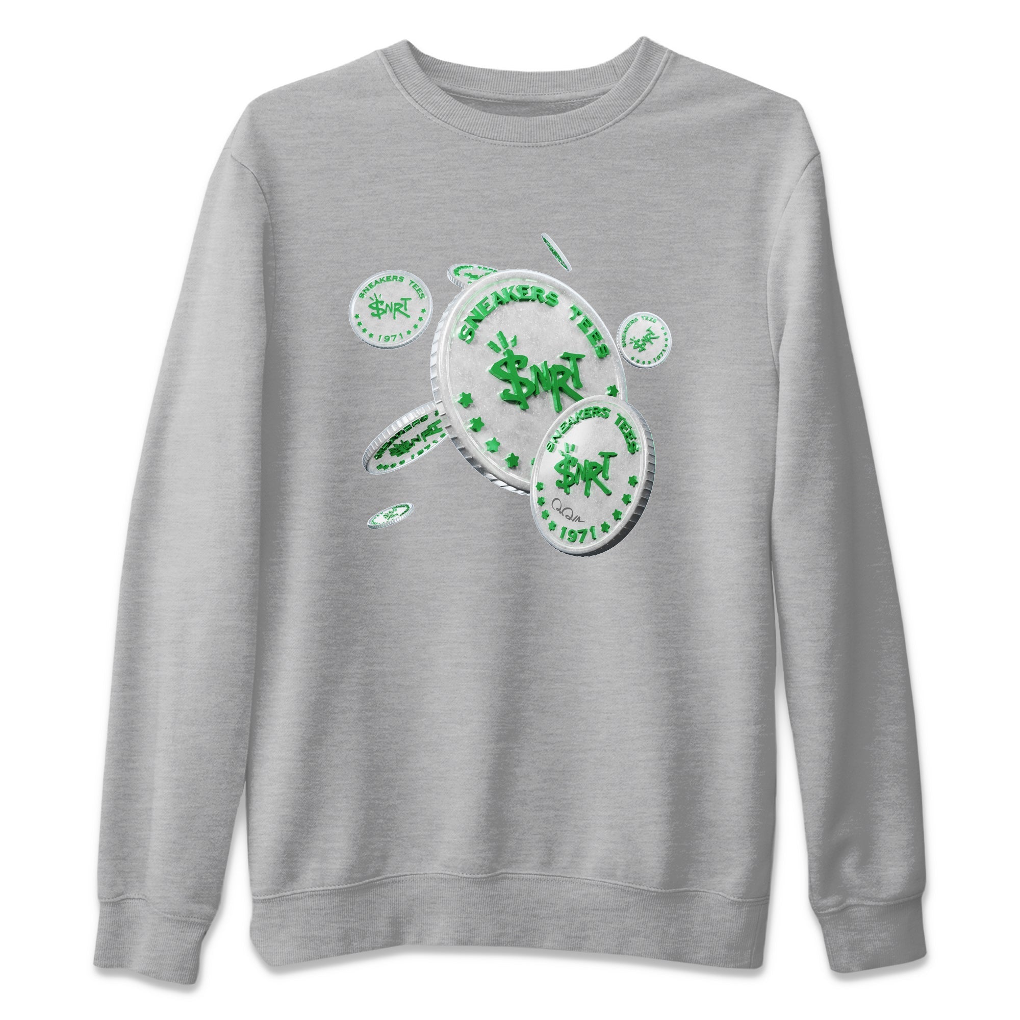 Drop Coin Unisex Tops - Air Jordan 3 Lucky Green