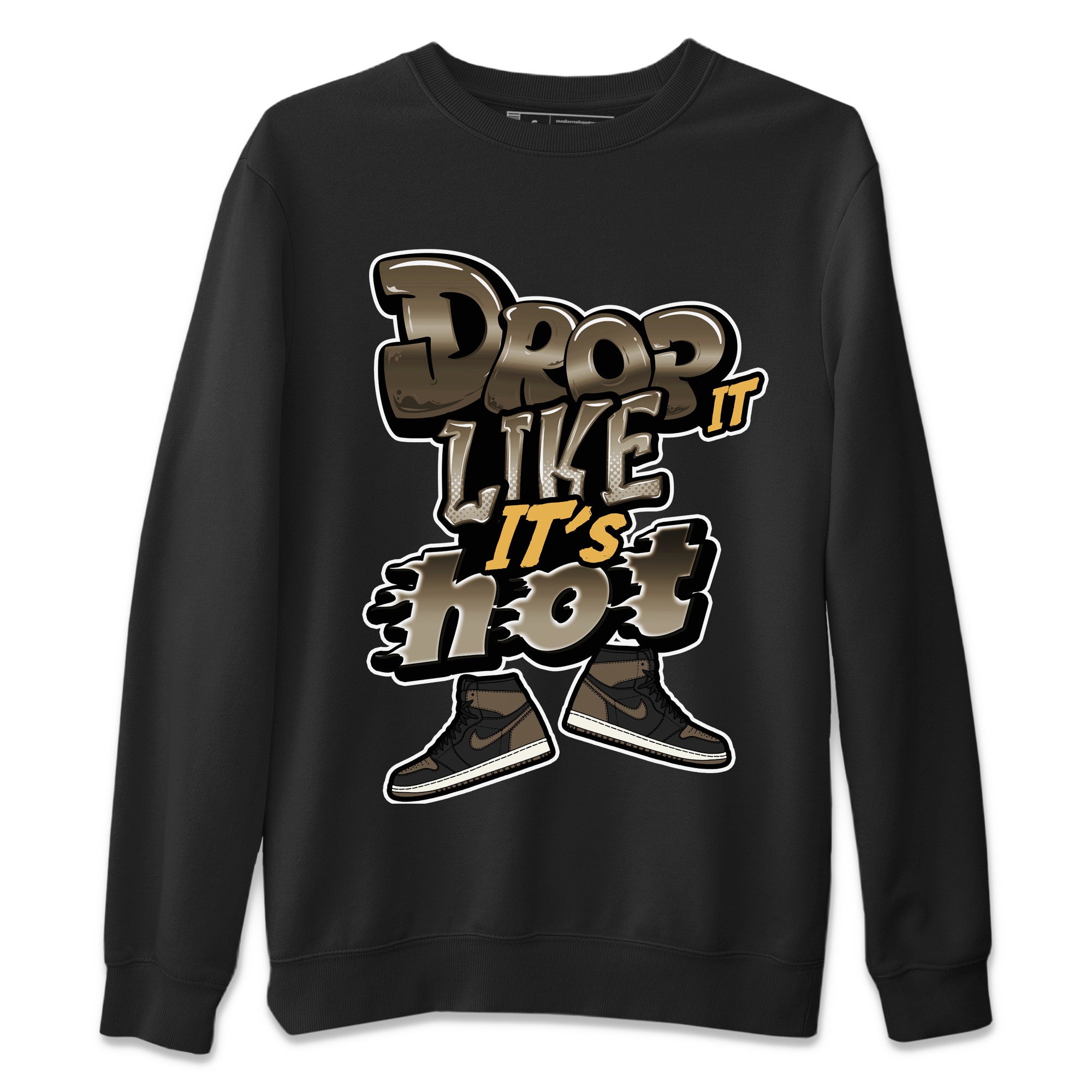 Drop It Like It's Hot snkmatch Tee - Air Jordan 1 Palomino