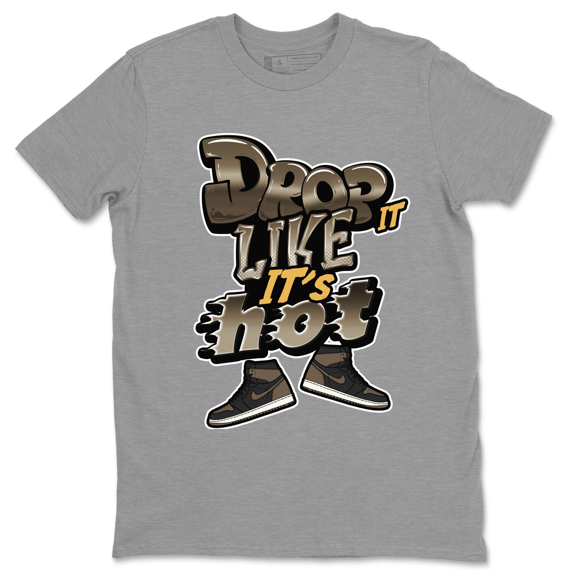 Drop It Like It's Hot snkmatch Tee - Air Jordan 1 Palomino